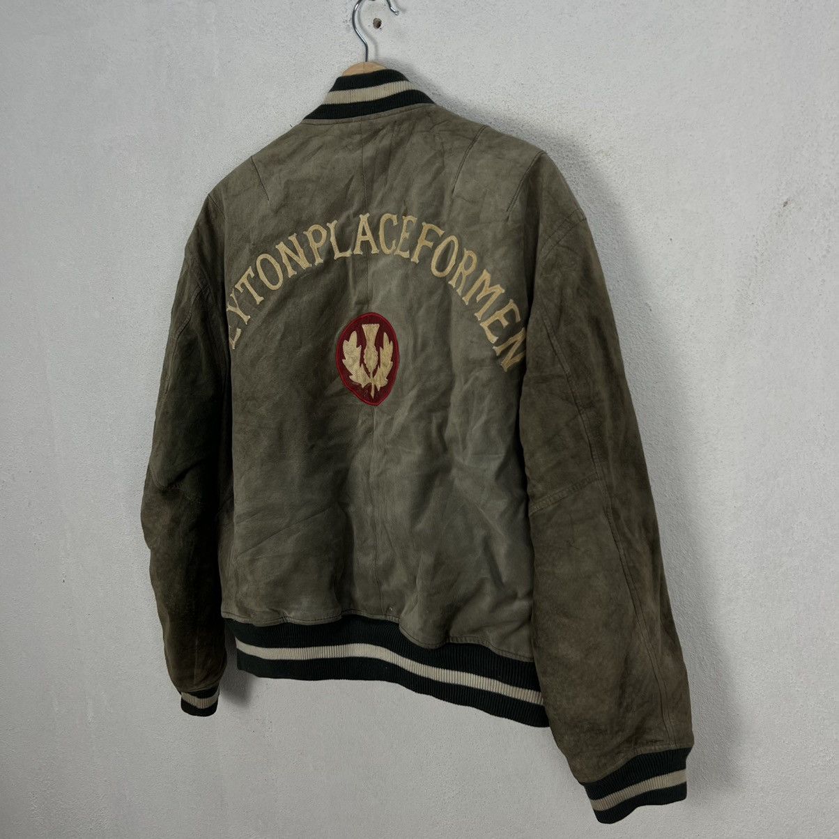 PPFM VINTAGE PPFM VARSITY BOMBER JACKET LEATHER BIG LOGO Size US M / EU 48-50 / 2 - 10 Thumbnail