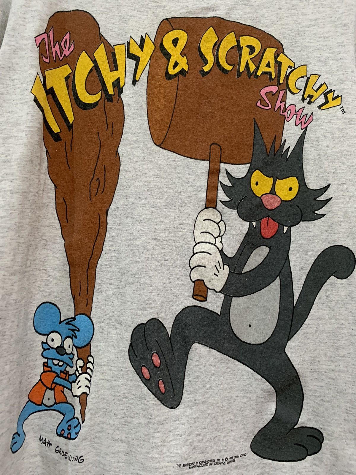 Vintage 🛑Offer🛑The Itchy & Scratchy Show Tshirt Size US M / EU 48-50 / 2 - 4 Thumbnail