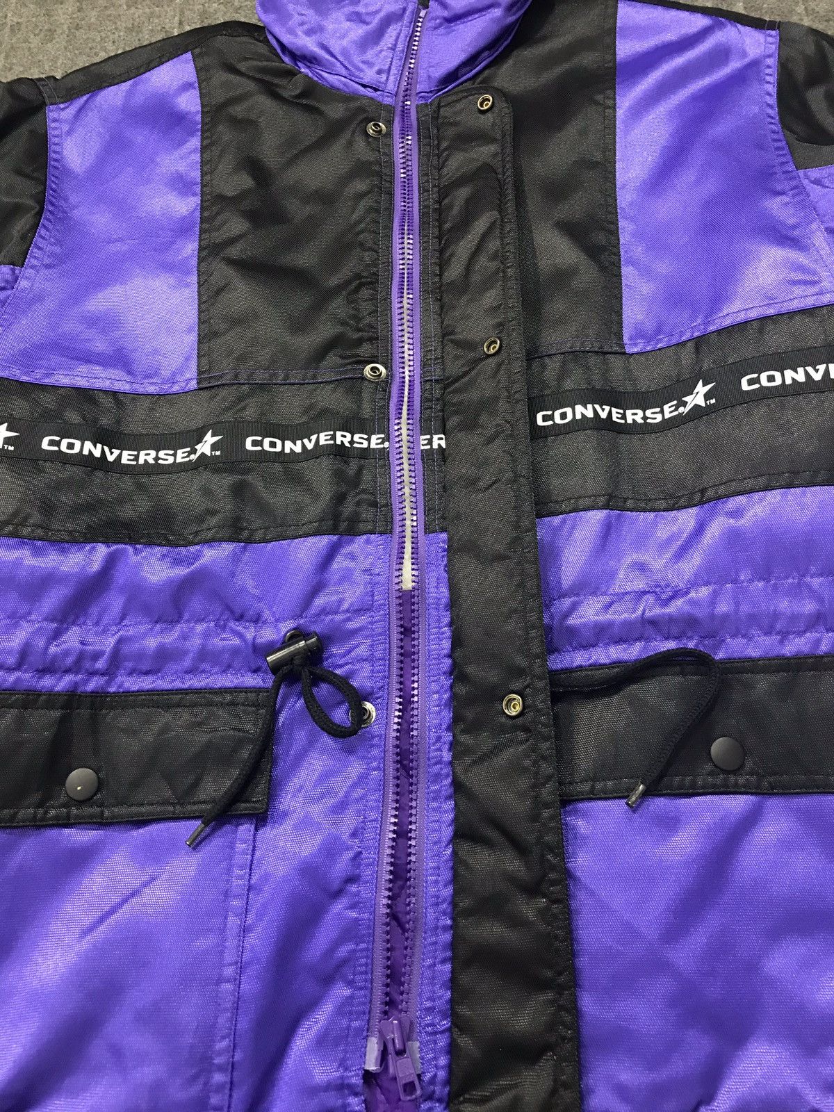 Converse × Japanese Brand Vintage Converse Double Pockets Winter Wear Jacket Hoodie Size US M / EU 48-50 / 2 - 7 Thumbnail