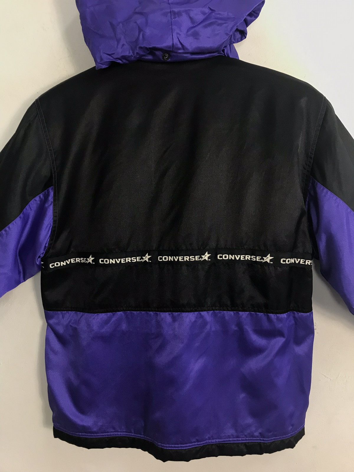 Converse × Japanese Brand Vintage Converse Double Pockets Winter Wear Jacket Hoodie Size US M / EU 48-50 / 2 - 5 Thumbnail