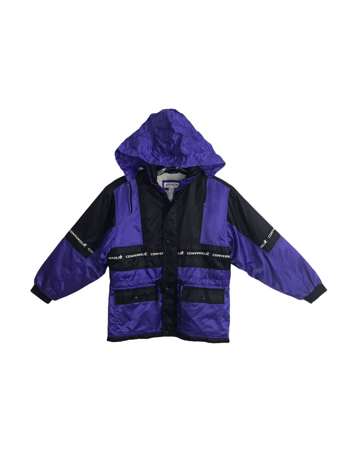 Converse × Japanese Brand Vintage Converse Double Pockets Winter Wear Jacket Hoodie Size US M / EU 48-50 / 2 - 1 Thumbnail