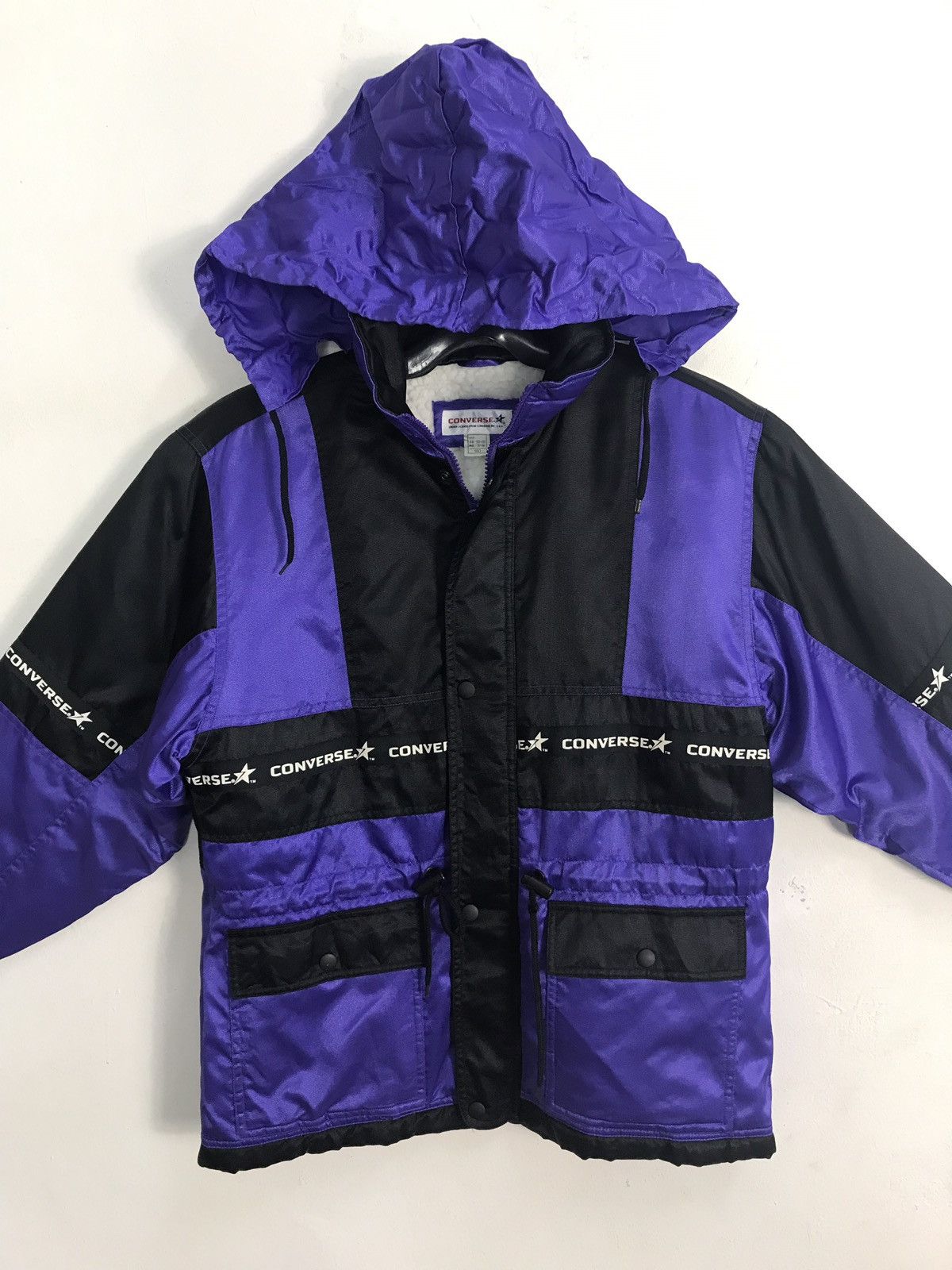 Converse × Japanese Brand Vintage Converse Double Pockets Winter Wear Jacket Hoodie Size US M / EU 48-50 / 2 - 3 Thumbnail