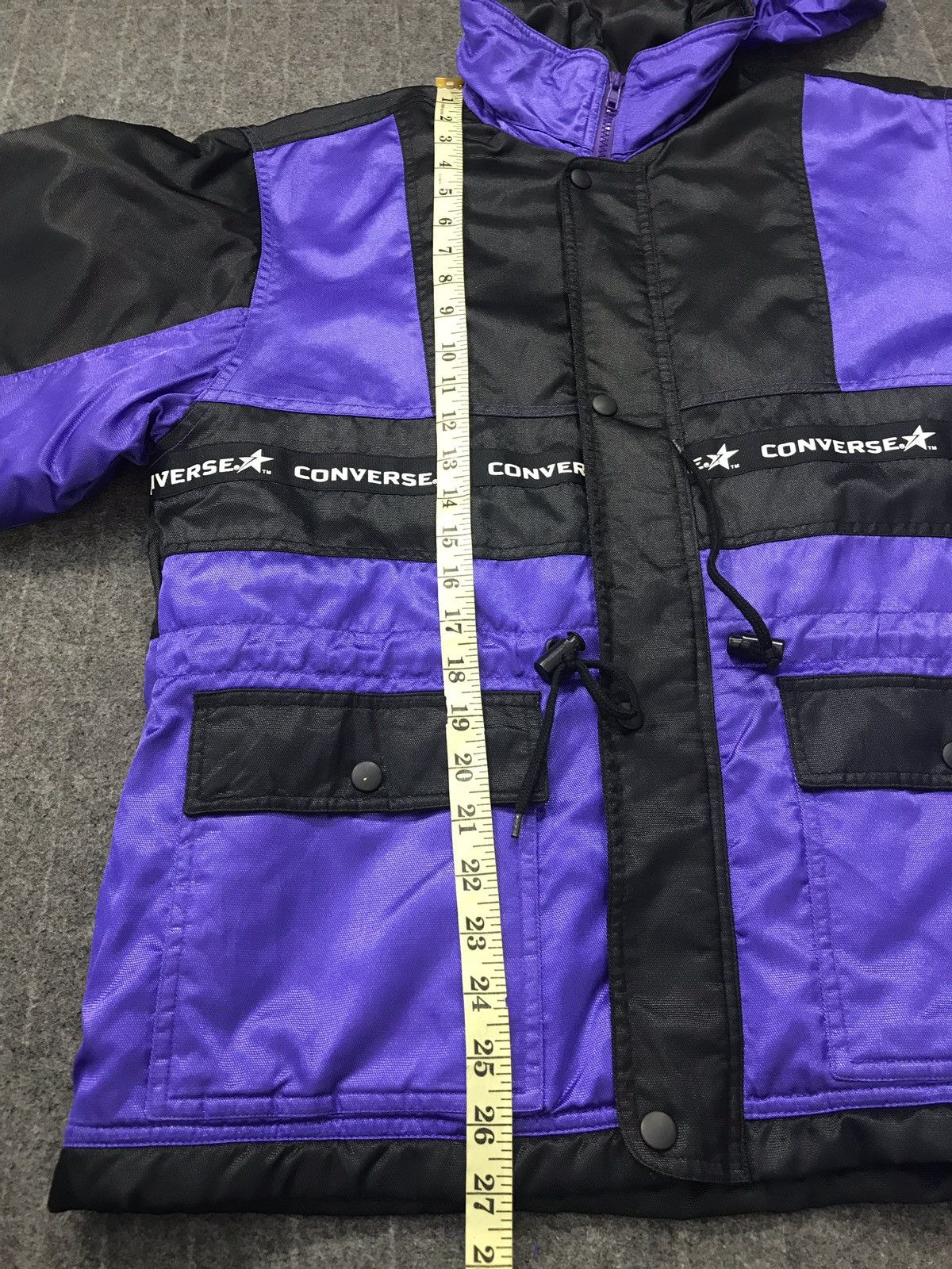 Converse × Japanese Brand Vintage Converse Double Pockets Winter Wear Jacket Hoodie Size US M / EU 48-50 / 2 - 15 Thumbnail