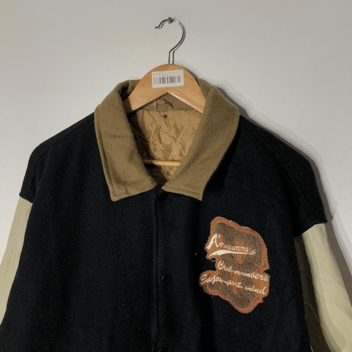 Japanese Brand Vintage Club Spirit American Flavor Big Logo Varsity Jacket Size US L / EU 52-54 / 3 - 5 Thumbnail