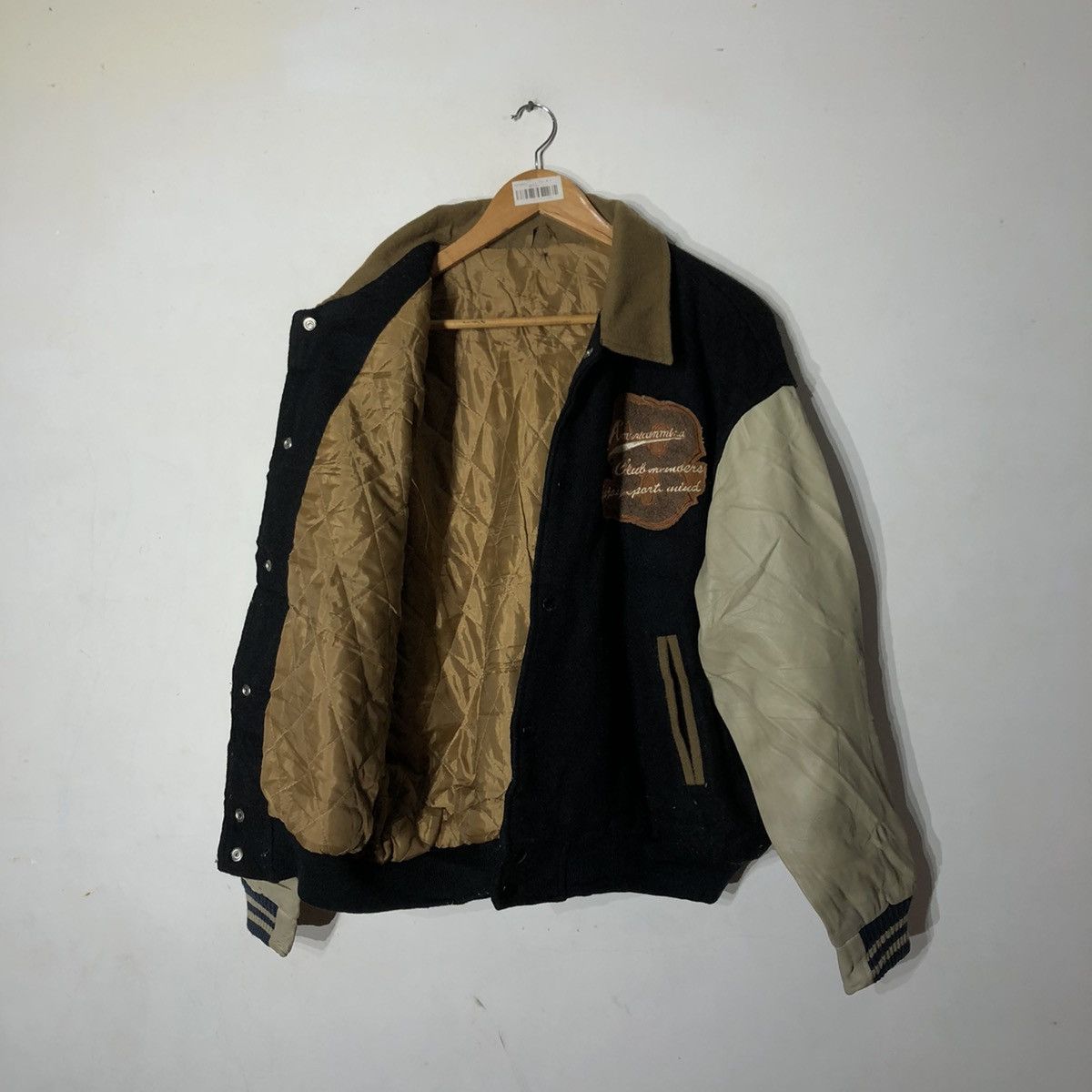Japanese Brand Vintage Club Spirit American Flavor Big Logo Varsity Jacket Size US L / EU 52-54 / 3 - 10 Thumbnail