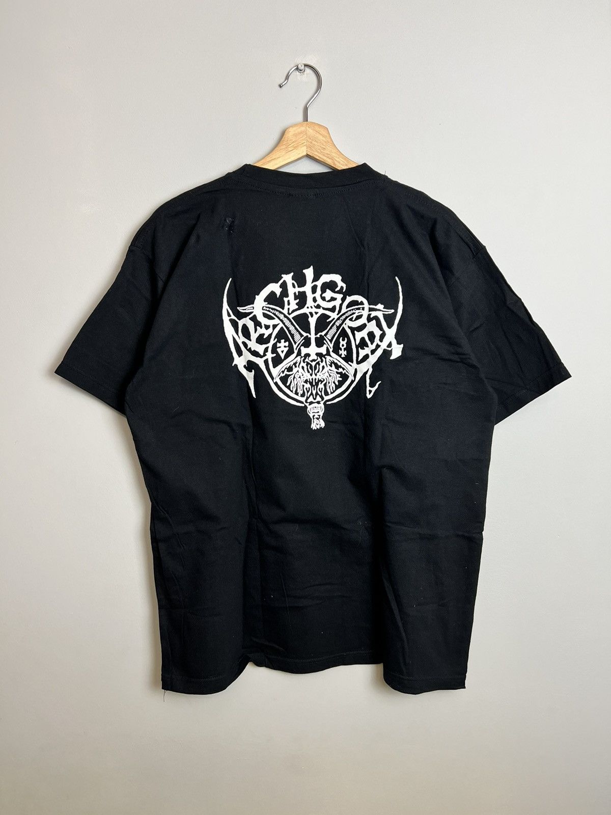 Band Tees Vintage 00s Y2K Archgoat Black Metal Band T shirt Size US XL / EU 56 / 4 - 2 Thumbnail