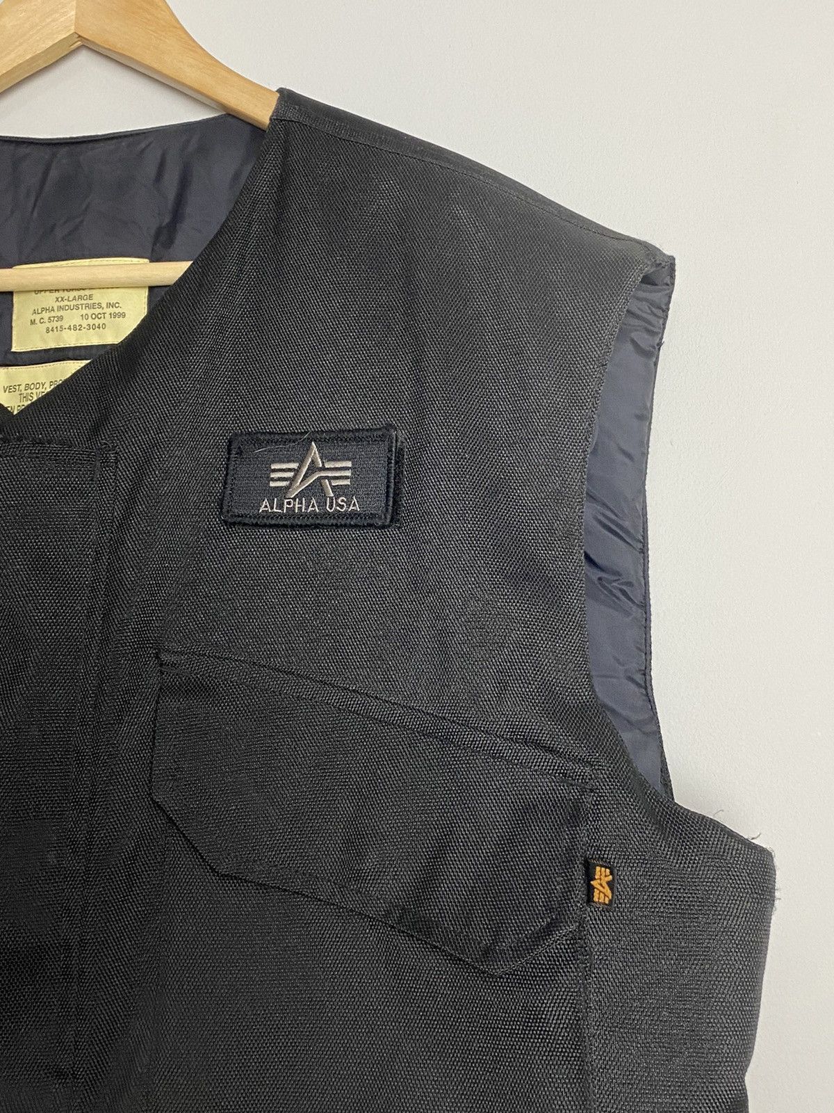 Alpha Industries Rare Vintage Alpha Industries Military Tactical Vest XXL Size US XXL / EU 58 / 5 - 4 Thumbnail