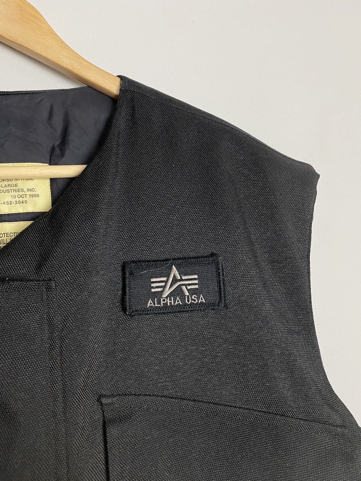 Alpha Industries Rare Vintage Alpha Industries Military Tactical Vest XXL Size US XXL / EU 58 / 5 - 3 Thumbnail