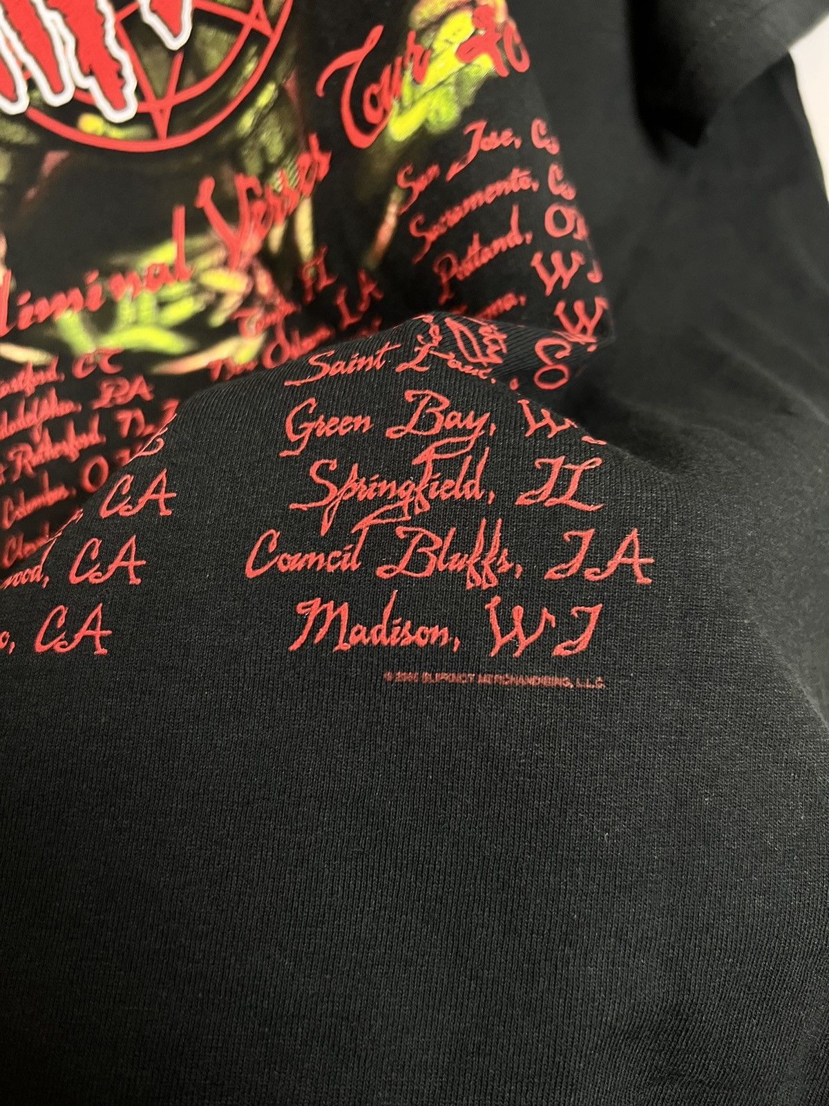 Band Tees 00s Slipknot Vintage Band Tshirt Rare Print Nu Metal Hype Size US L / EU 52-54 / 3 - 6 Thumbnail