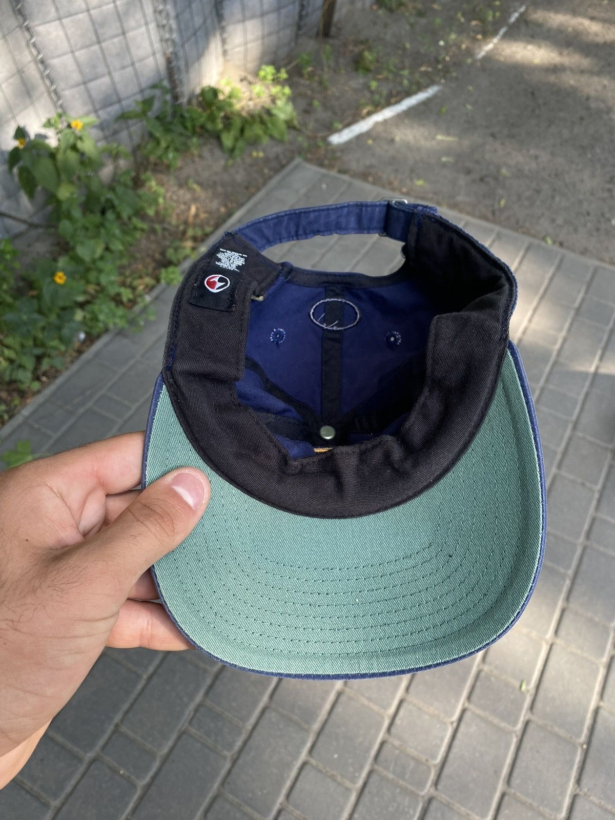 Nike Mens Vintage Nike swoosh Cap streetwear y2k rare drill Size ONE SIZE - 6 Thumbnail
