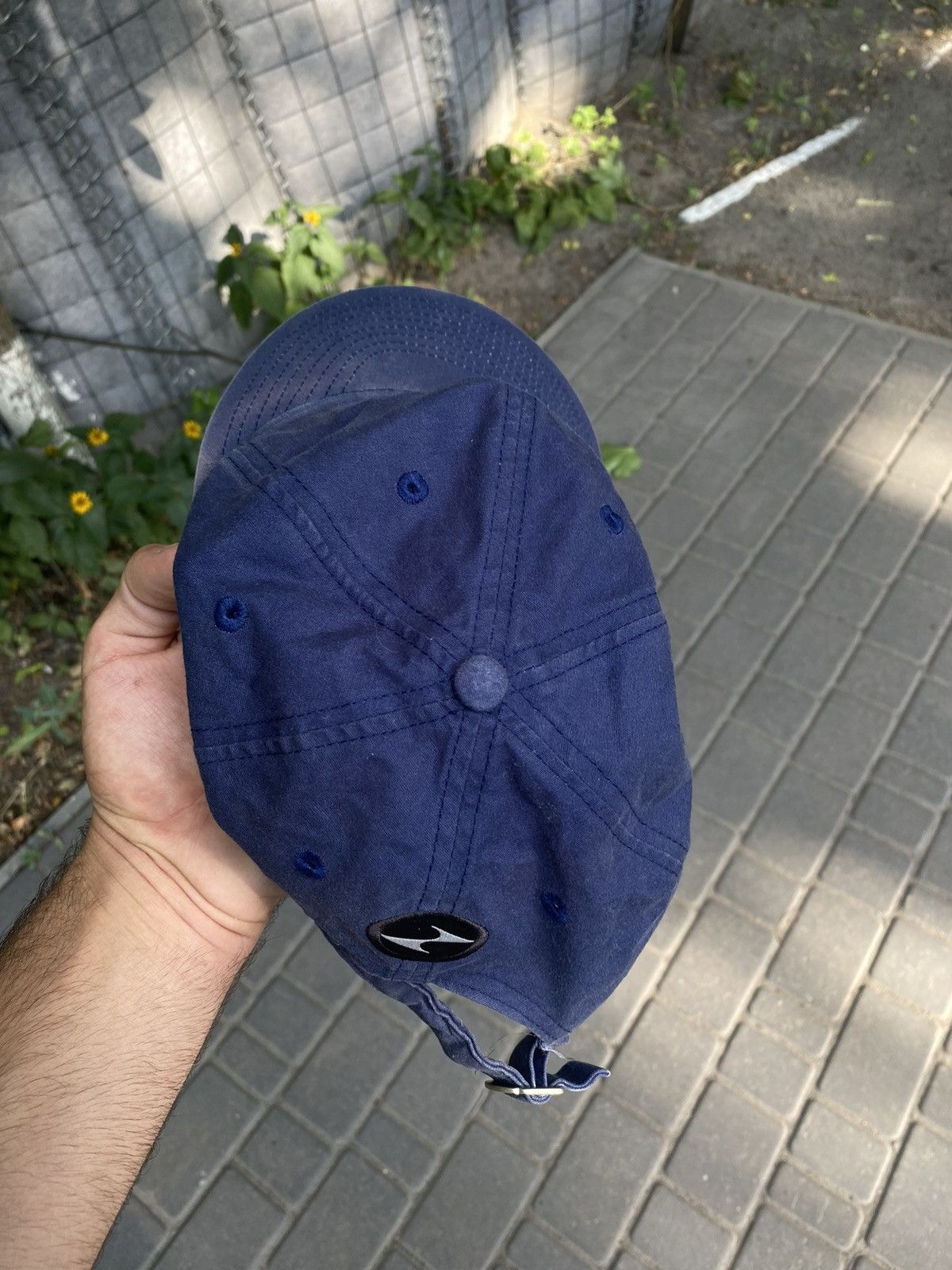 Nike Mens Vintage Nike swoosh Cap streetwear y2k rare drill Size ONE SIZE - 5 Thumbnail