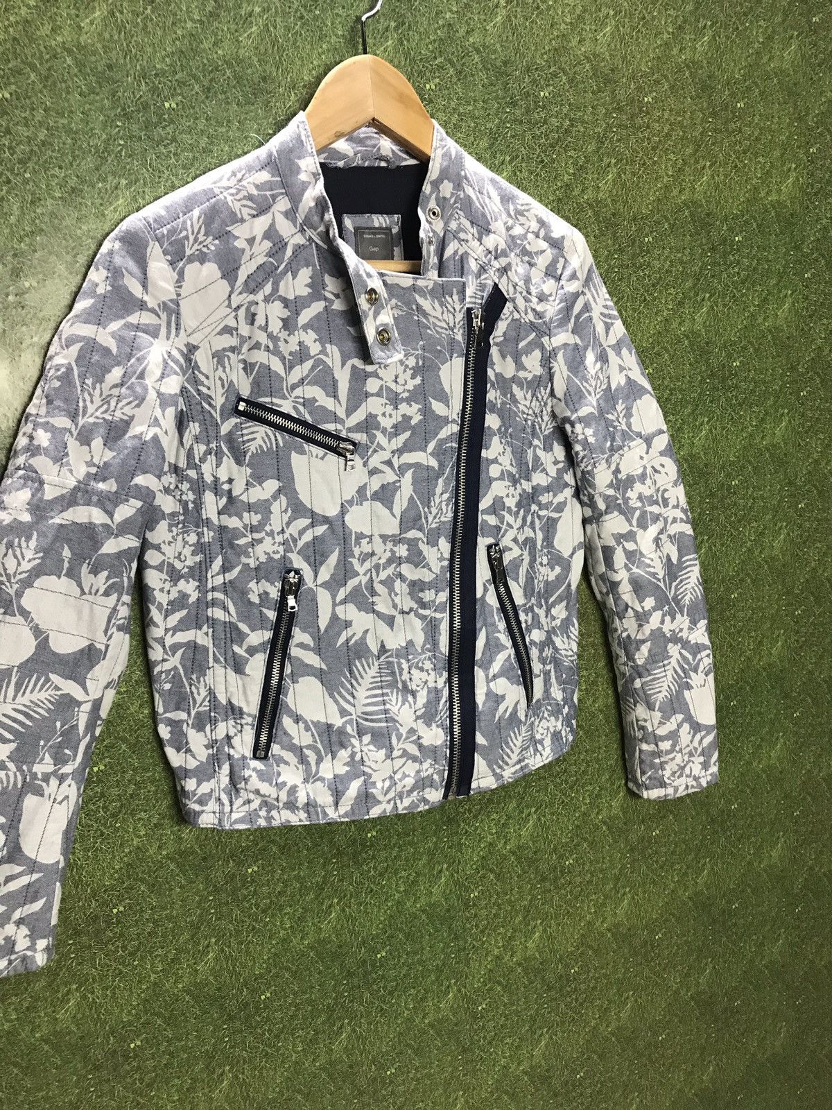 Gap × Vintage Gap Floral Multi Zipper Rockers Bikers Style Size US S / EU 44-46 / 1 - 4 Thumbnail