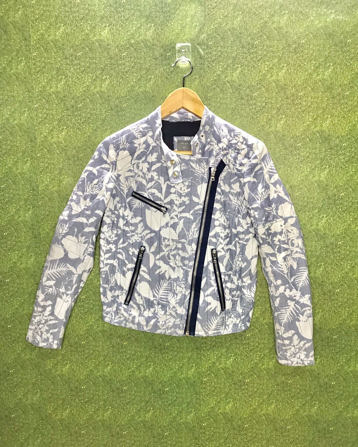 Gap × Vintage Gap Floral Multi Zipper Rockers Bikers Style Size US S / EU 44-46 / 1 - 1 Thumbnail