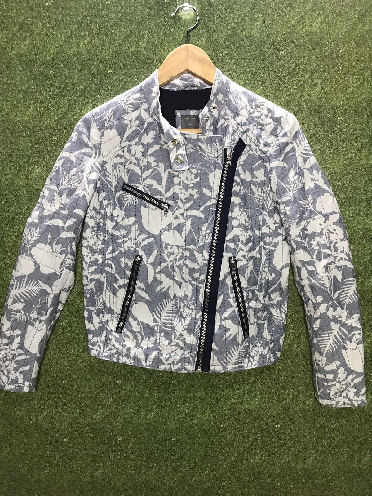 Gap × Vintage Gap Floral Multi Zipper Rockers Bikers Style Size US S / EU 44-46 / 1 - 3 Thumbnail