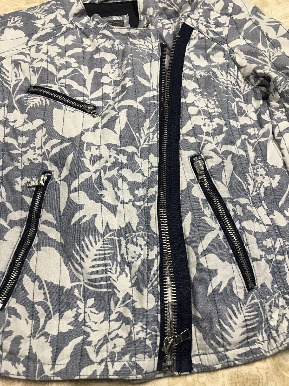 Gap × Vintage Gap Floral Multi Zipper Rockers Bikers Style Size US S / EU 44-46 / 1 - 6 Thumbnail