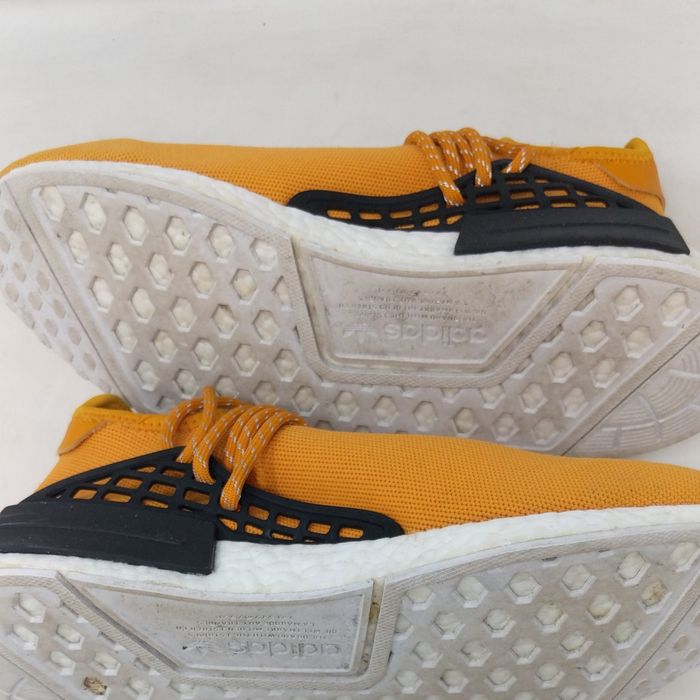 Nmd human race on sale tangerine