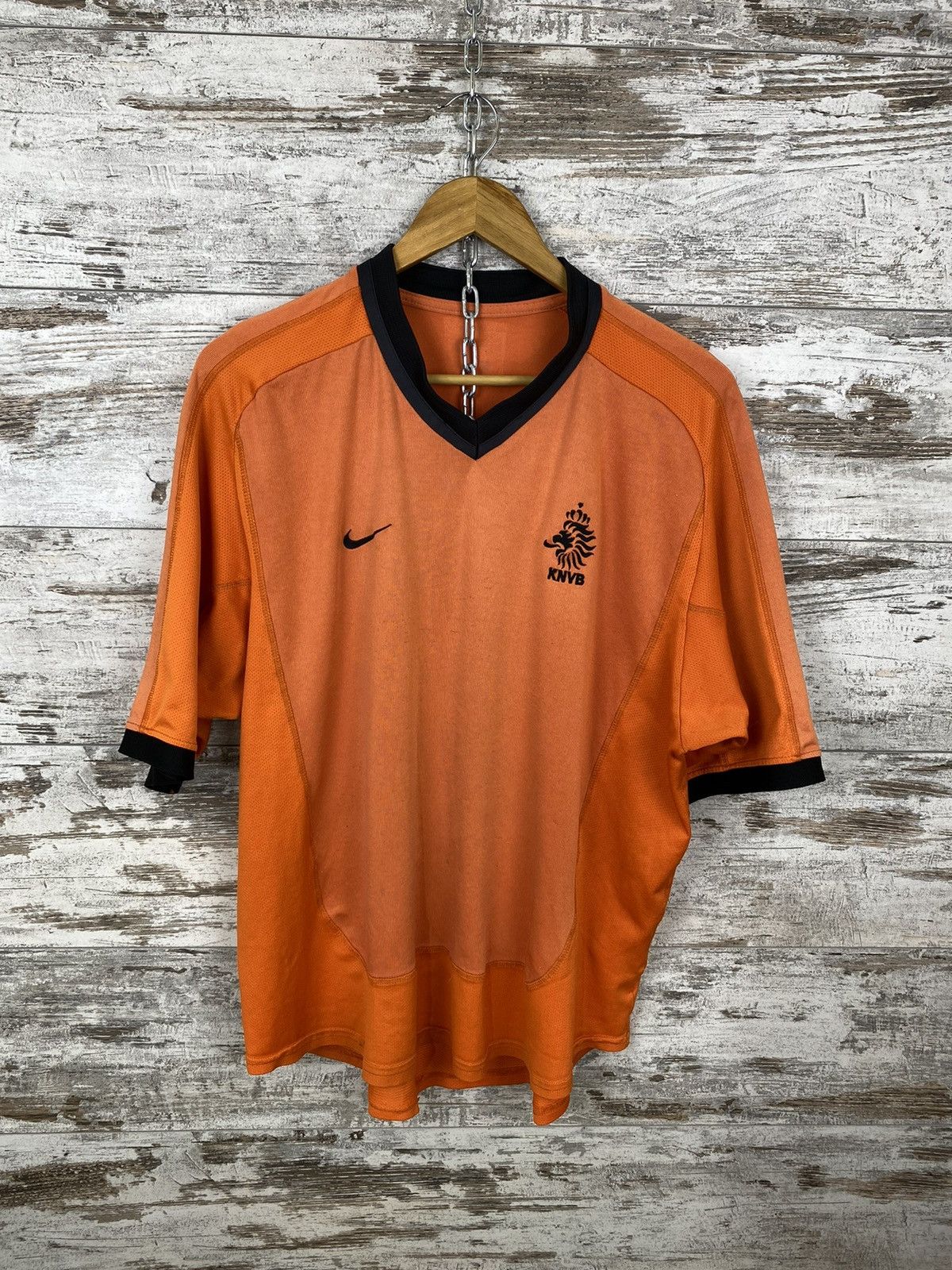 Nike Mens Vintage Nike Netherlands National Team T Shirt KNVB tee Size US L / EU 52-54 / 3 - 2 Thumbnail