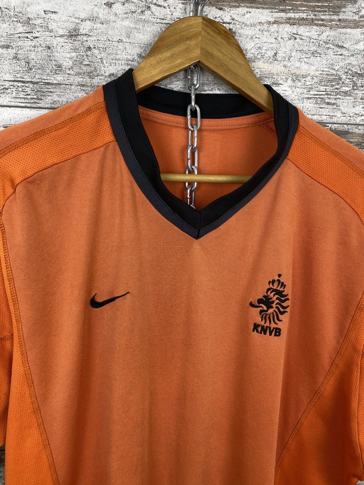 Nike Mens Vintage Nike Netherlands National Team T Shirt KNVB tee Size US L / EU 52-54 / 3 - 3 Thumbnail