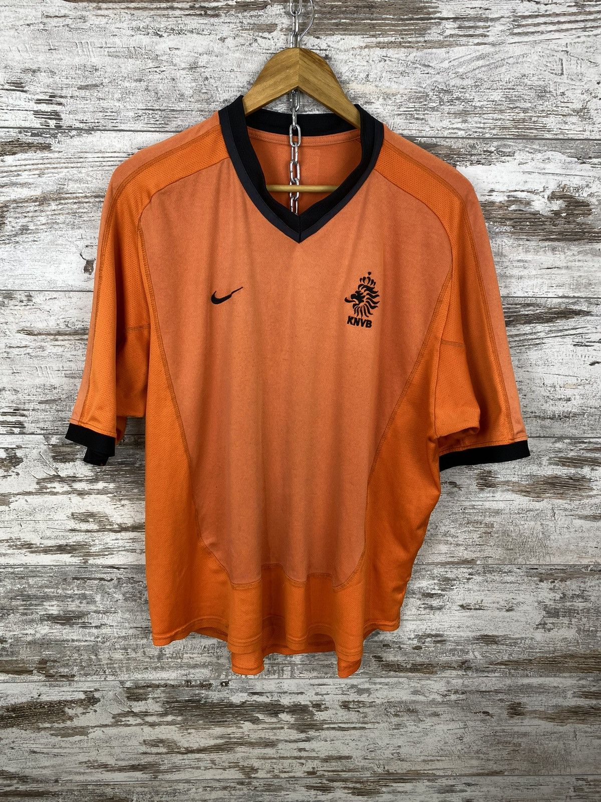 Nike Mens Vintage Nike Netherlands National Team T Shirt KNVB tee Size US L / EU 52-54 / 3 - 1 Thumbnail