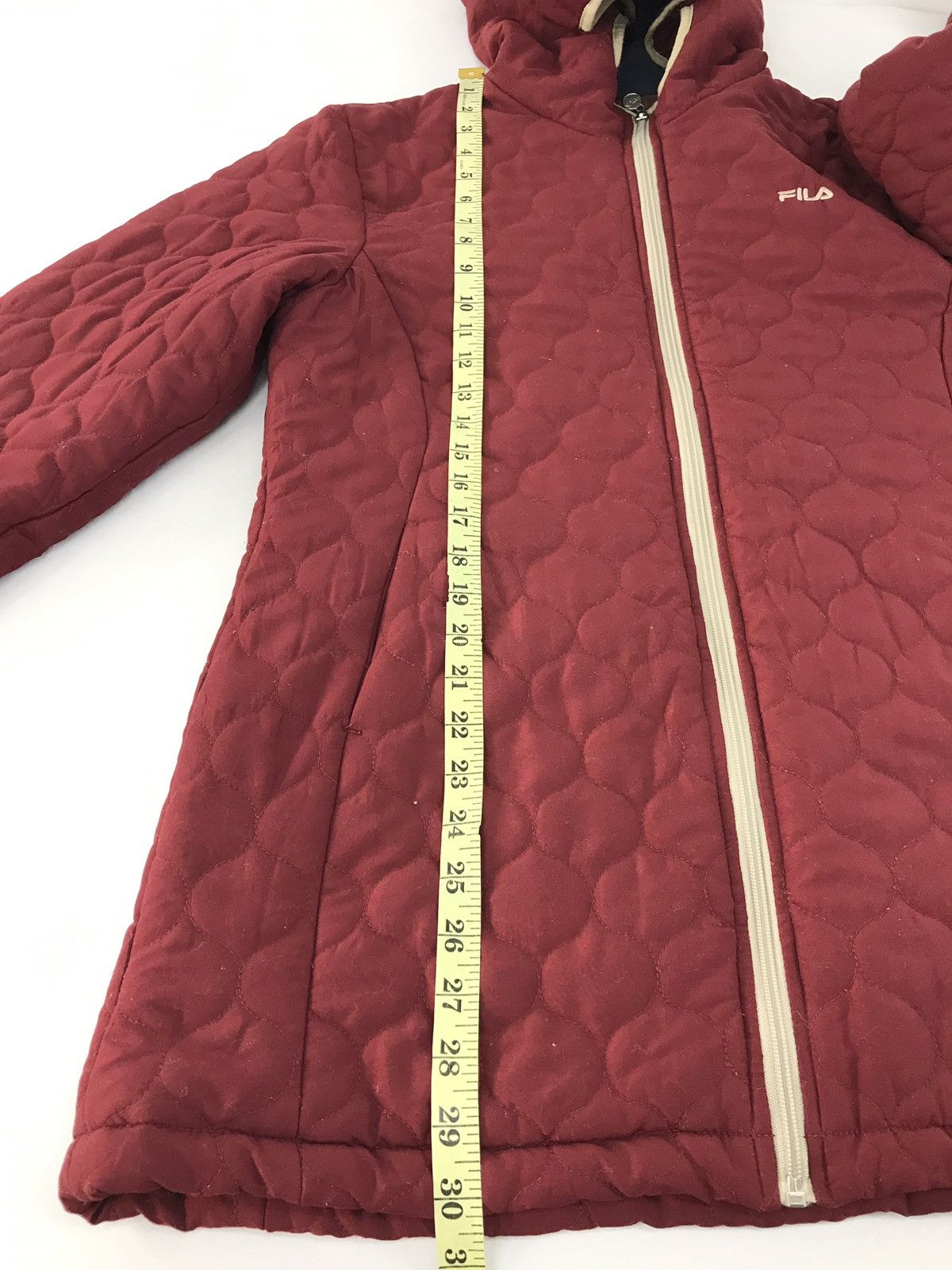 Fila Vintage Fila Hoodie Double Pocket Puffer Jacket Size US M / EU 48-50 / 2 - 13 Thumbnail