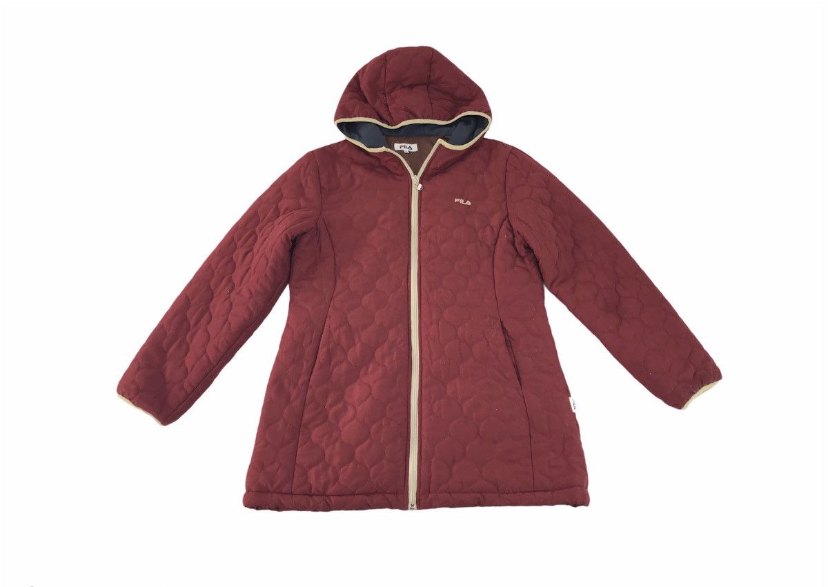 Fila Vintage Fila Hoodie Double Pocket Puffer Jacket Size US M / EU 48-50 / 2 - 1 Thumbnail