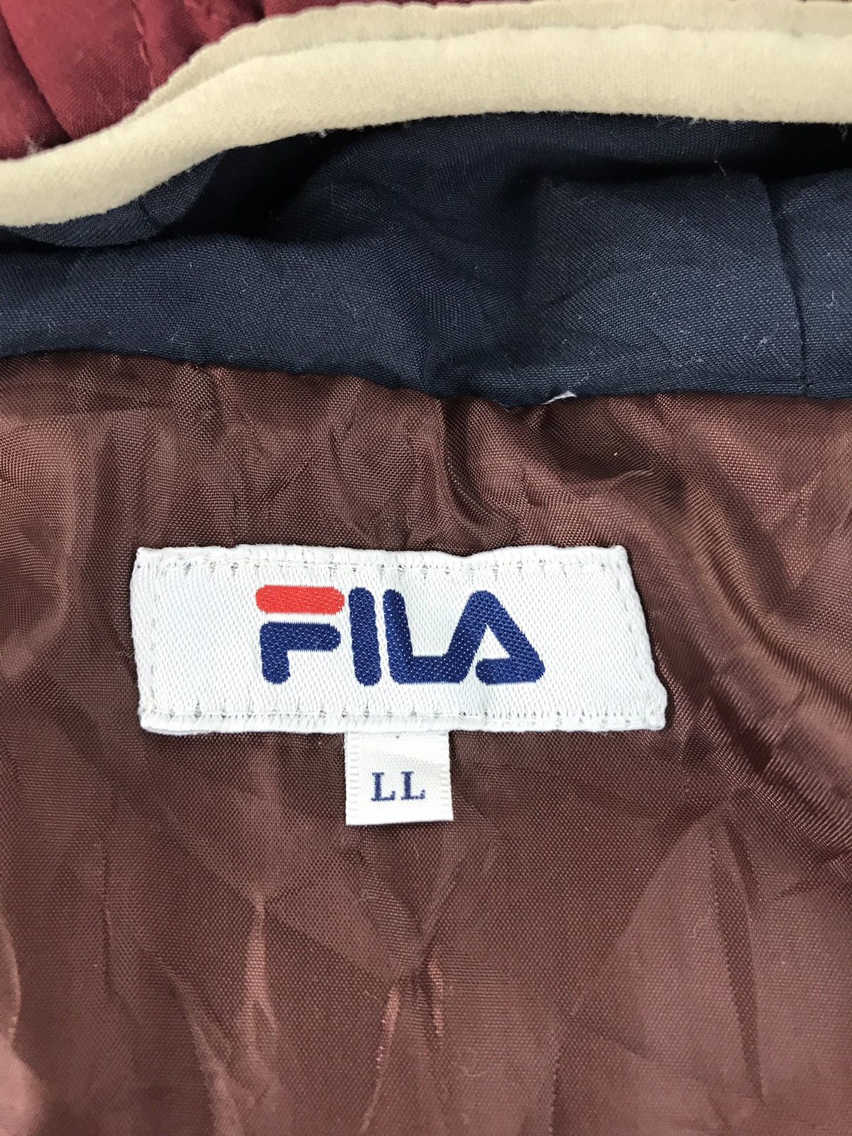 Fila Vintage Fila Hoodie Double Pocket Puffer Jacket Size US M / EU 48-50 / 2 - 11 Thumbnail