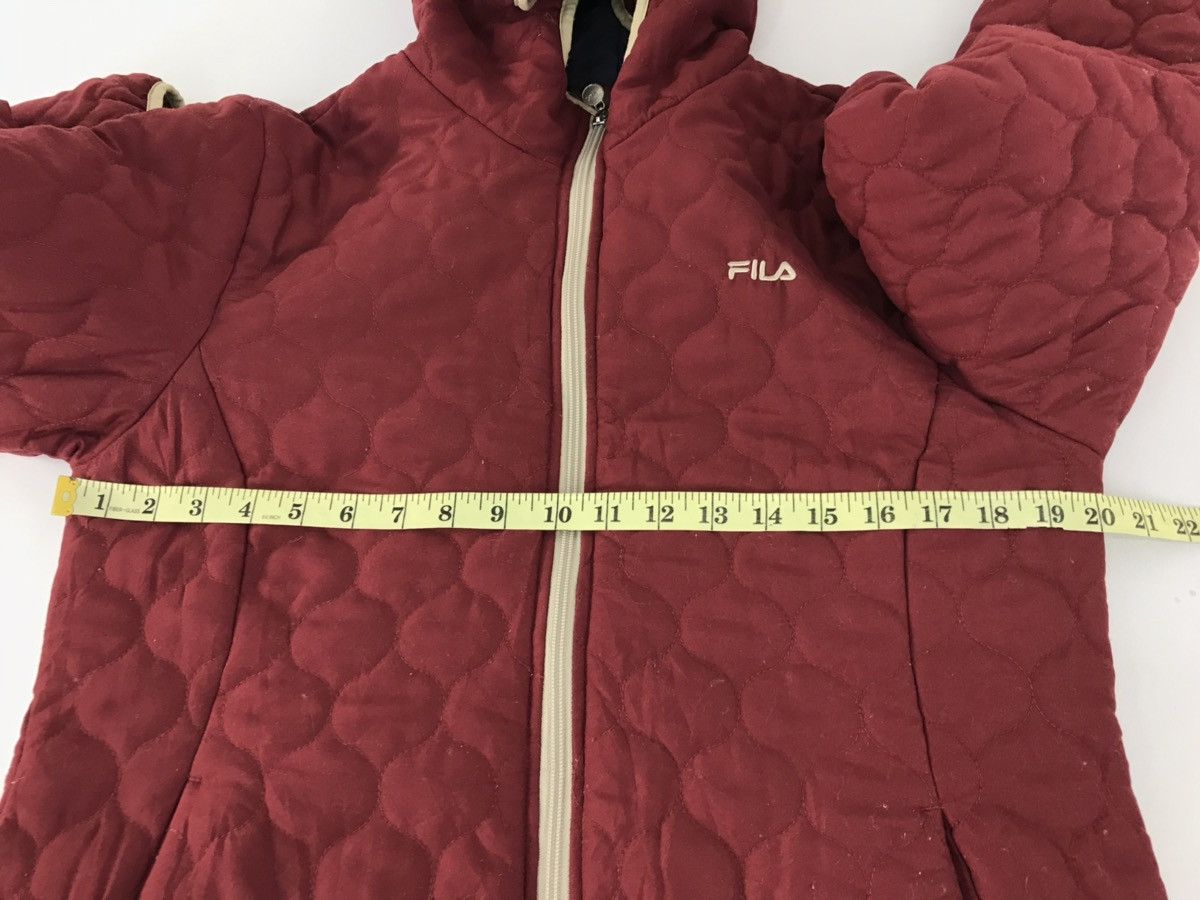 Fila Vintage Fila Hoodie Double Pocket Puffer Jacket Size US M / EU 48-50 / 2 - 12 Thumbnail