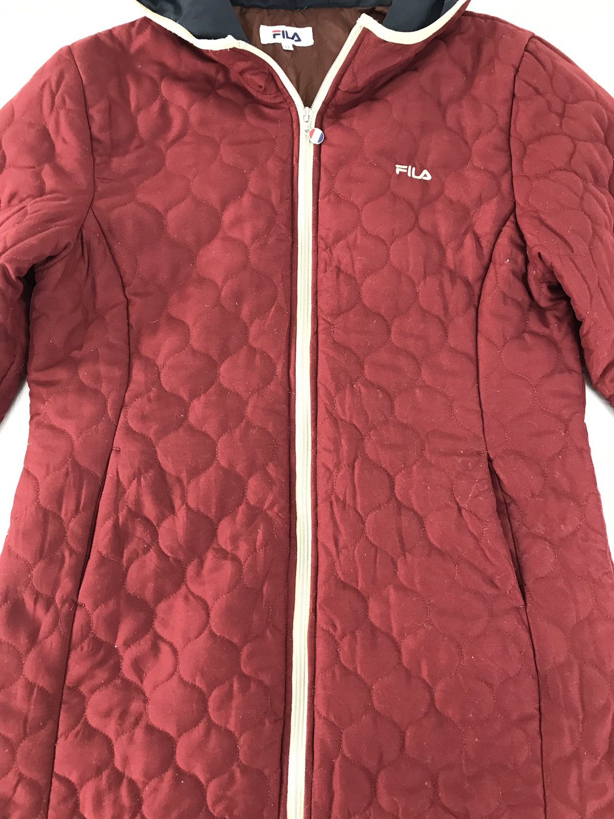 Fila Vintage Fila Hoodie Double Pocket Puffer Jacket Size US M / EU 48-50 / 2 - 3 Thumbnail