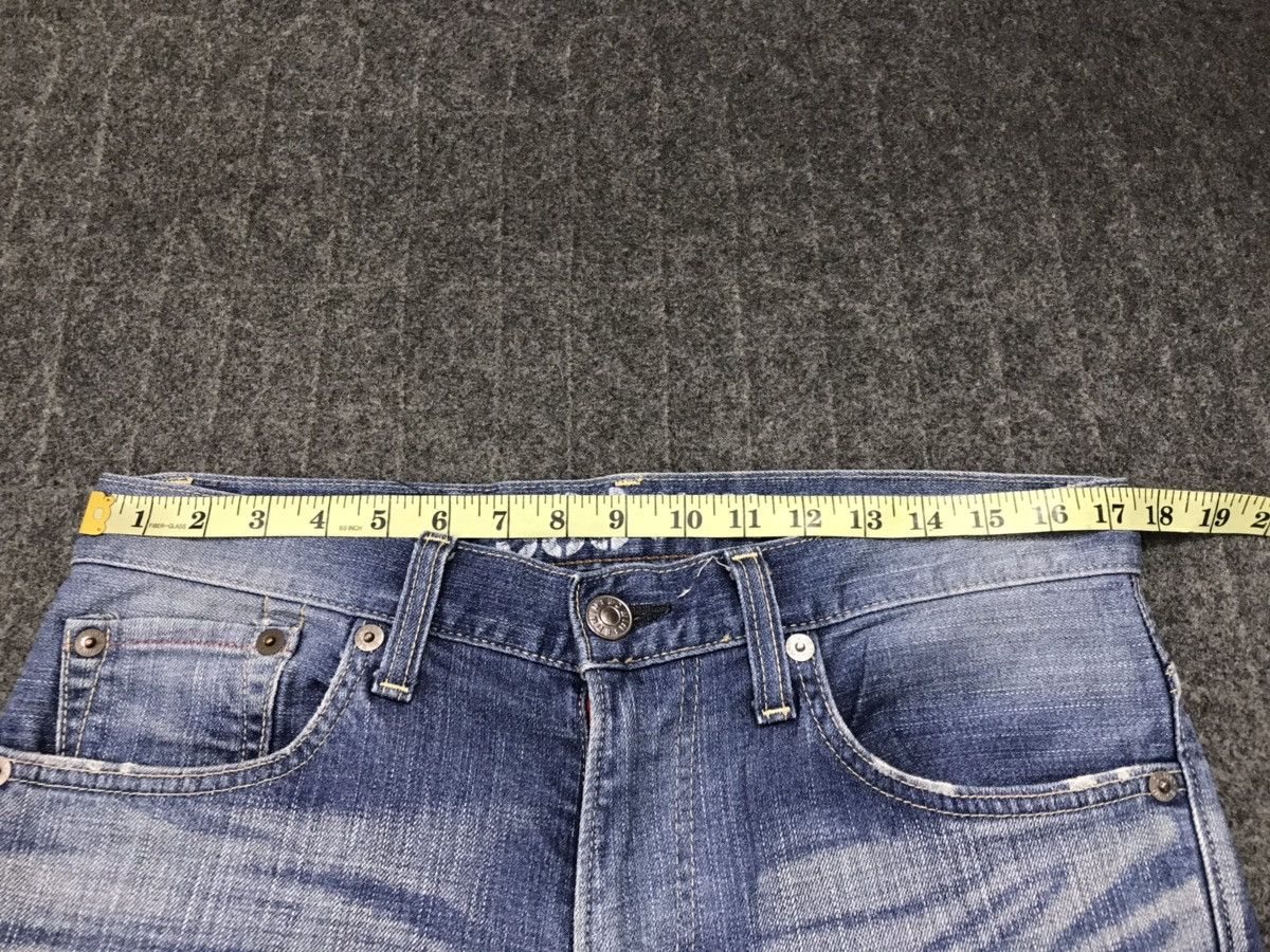 Edwin × Japanese Brand × Vintage Vintage Edwin Blue Trip Lot 503 skinny Slim Jeans Style Size US 35 - 16 Thumbnail