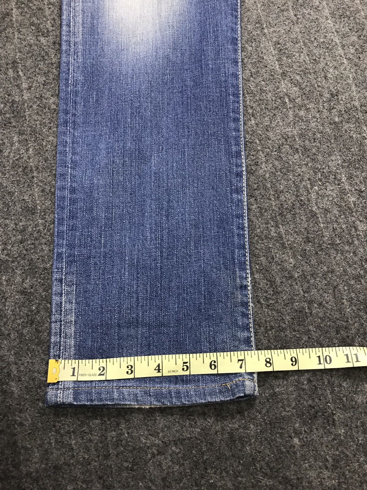 Edwin × Japanese Brand × Vintage Vintage Edwin Blue Trip Lot 503 skinny Slim Jeans Style Size US 35 - 22 Thumbnail