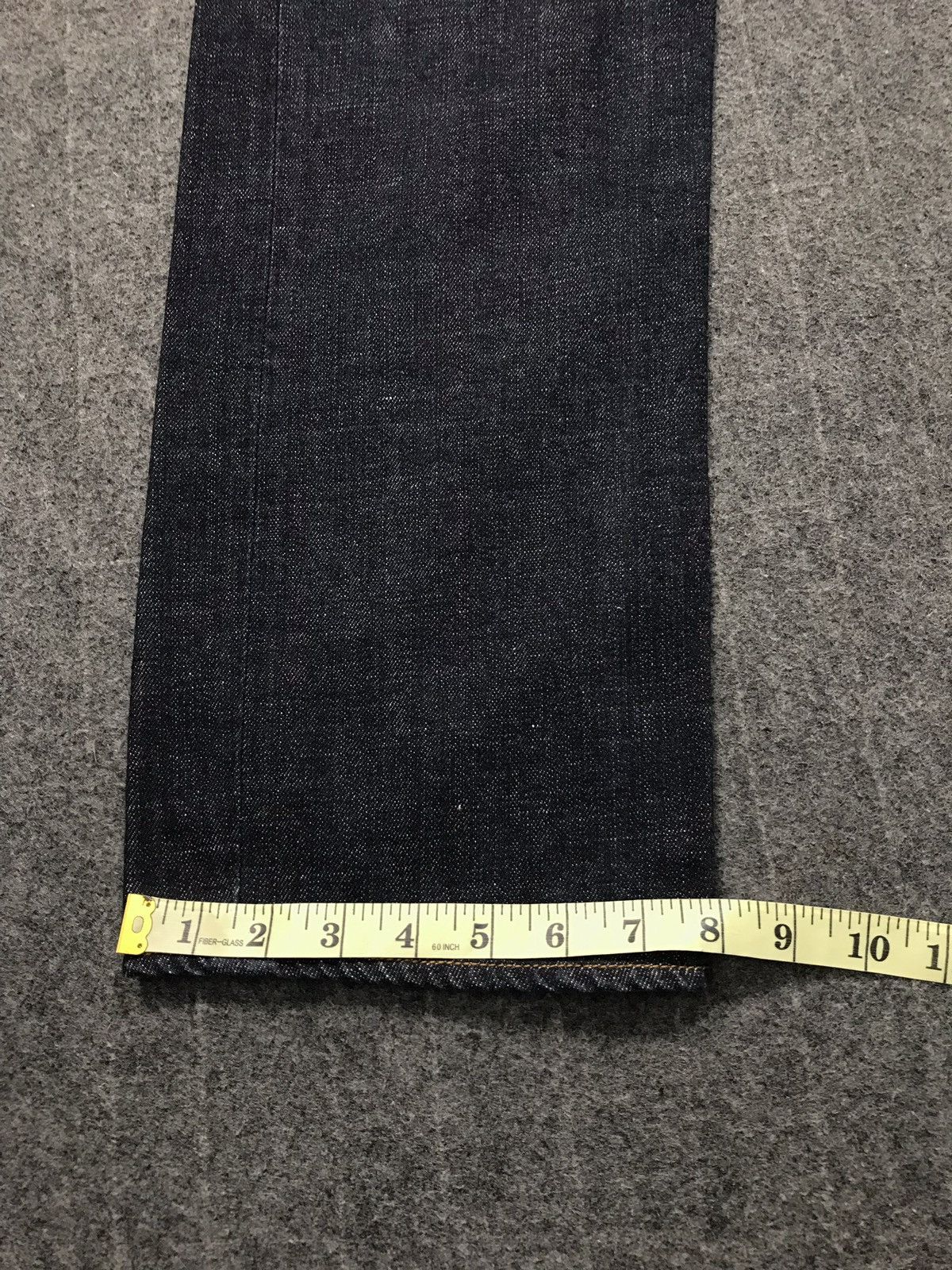 Vintage Vintage Dominate Double Waist Dark Black Handcrafted Jeans Size US 31 - 22 Thumbnail