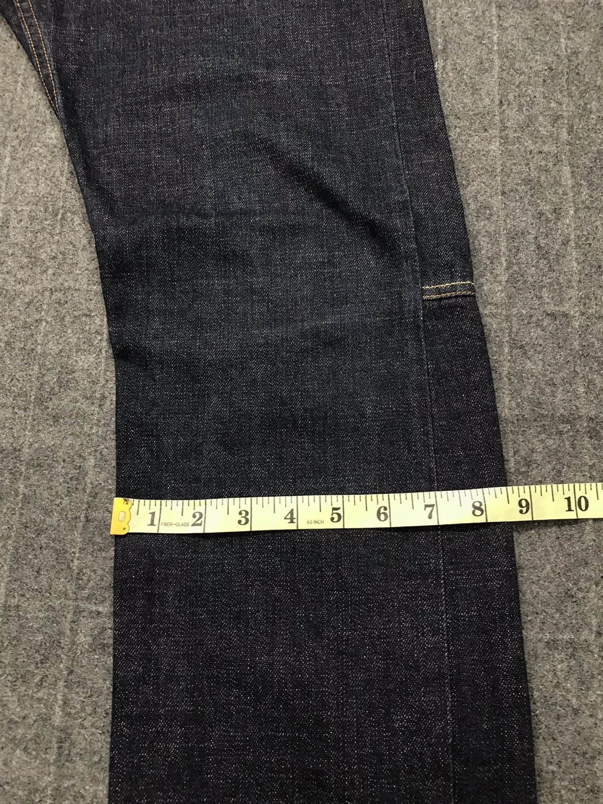 Vintage Vintage Dominate Double Waist Dark Black Handcrafted Jeans Size US 31 - 19 Thumbnail