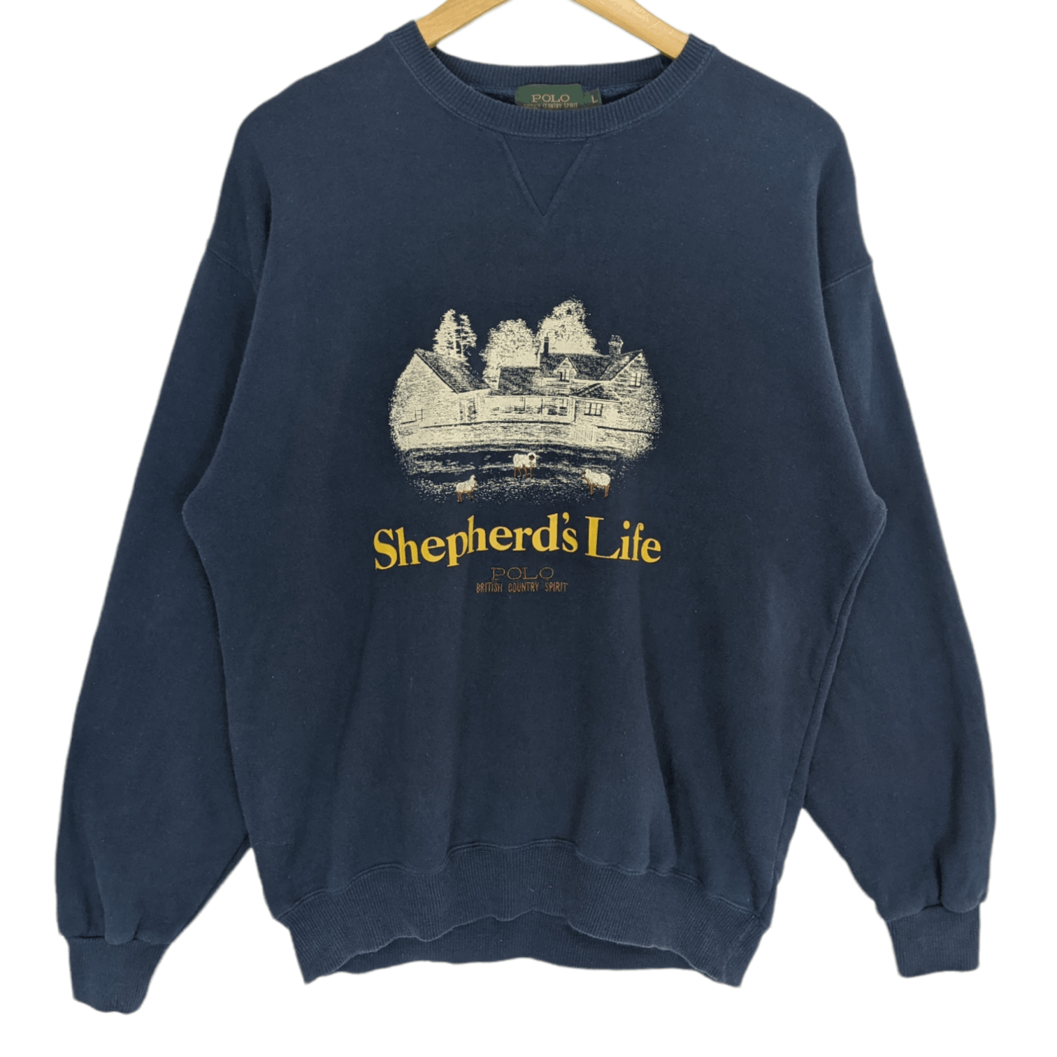 Japanese Brand POLO British Country Shepherd's Life Jumper Sweatshirt Size US L / EU 52-54 / 3 - 2 Thumbnail
