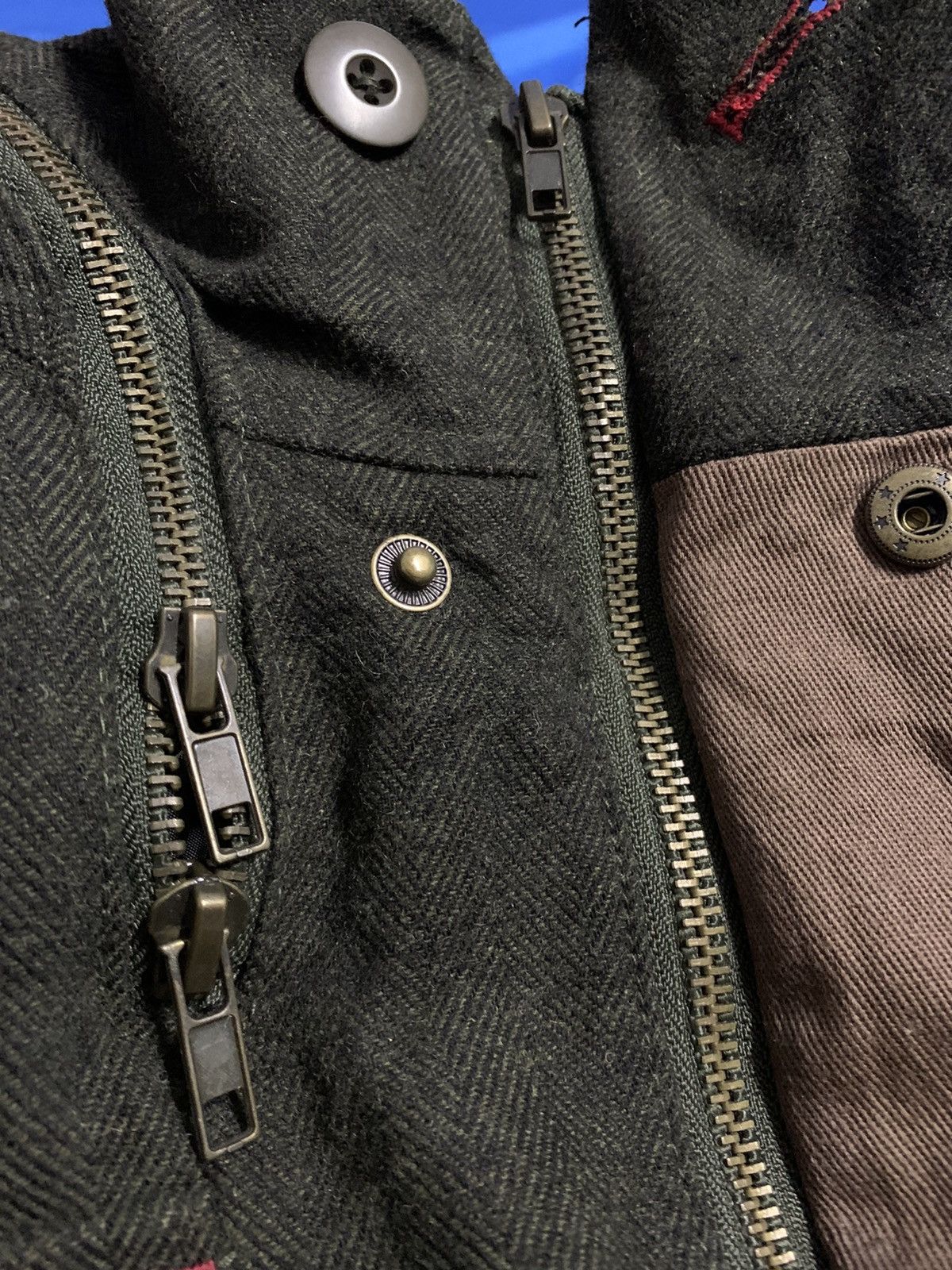 Number (N)ine Brth Breath X UpsTweed Wool Blend Field Jacket Style Size US M / EU 48-50 / 2 - 11 Thumbnail