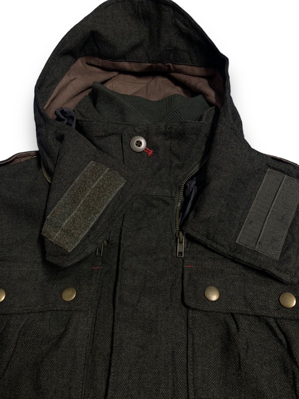 Number (N)ine Brth Breath X UpsTweed Wool Blend Field Jacket Style Size US M / EU 48-50 / 2 - 9 Thumbnail