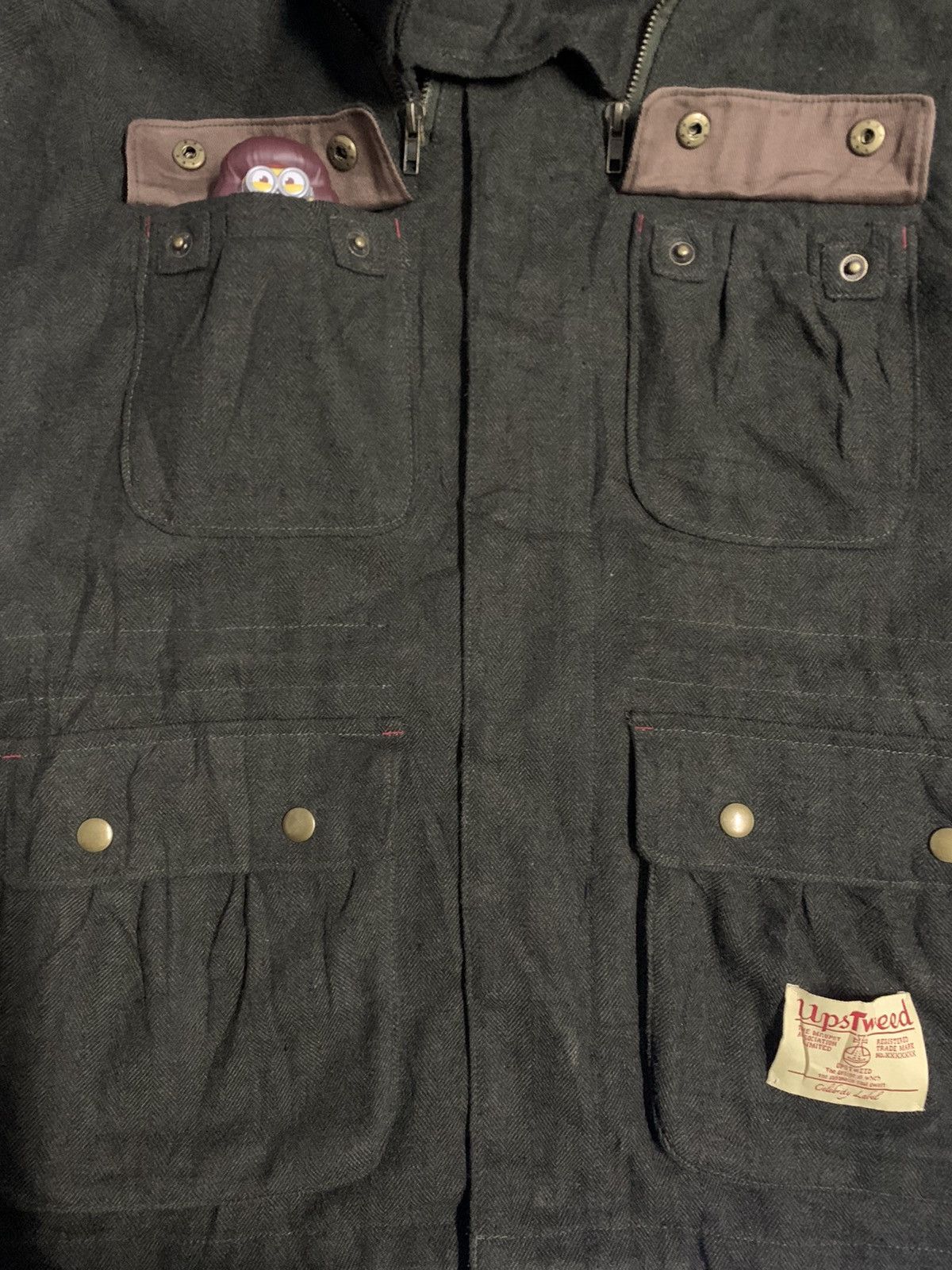 Number (N)ine Brth Breath X UpsTweed Wool Blend Field Jacket Style Size US M / EU 48-50 / 2 - 12 Thumbnail