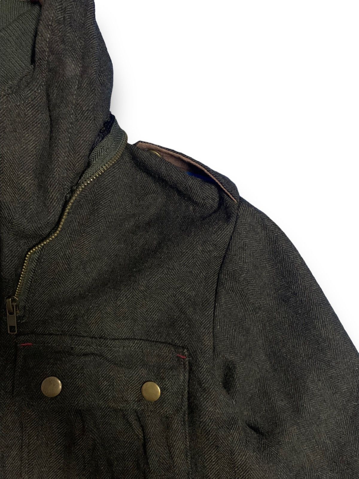 Number (N)ine Brth Breath X UpsTweed Wool Blend Field Jacket Style Size US M / EU 48-50 / 2 - 8 Thumbnail