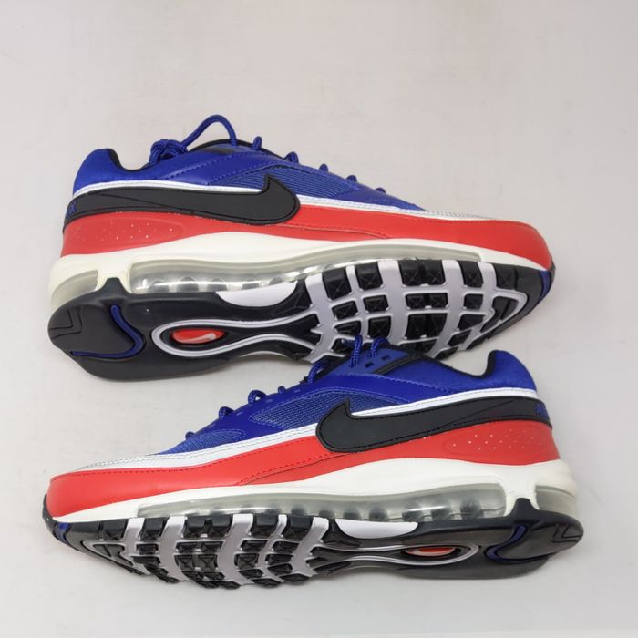 air max 97 bw red blue