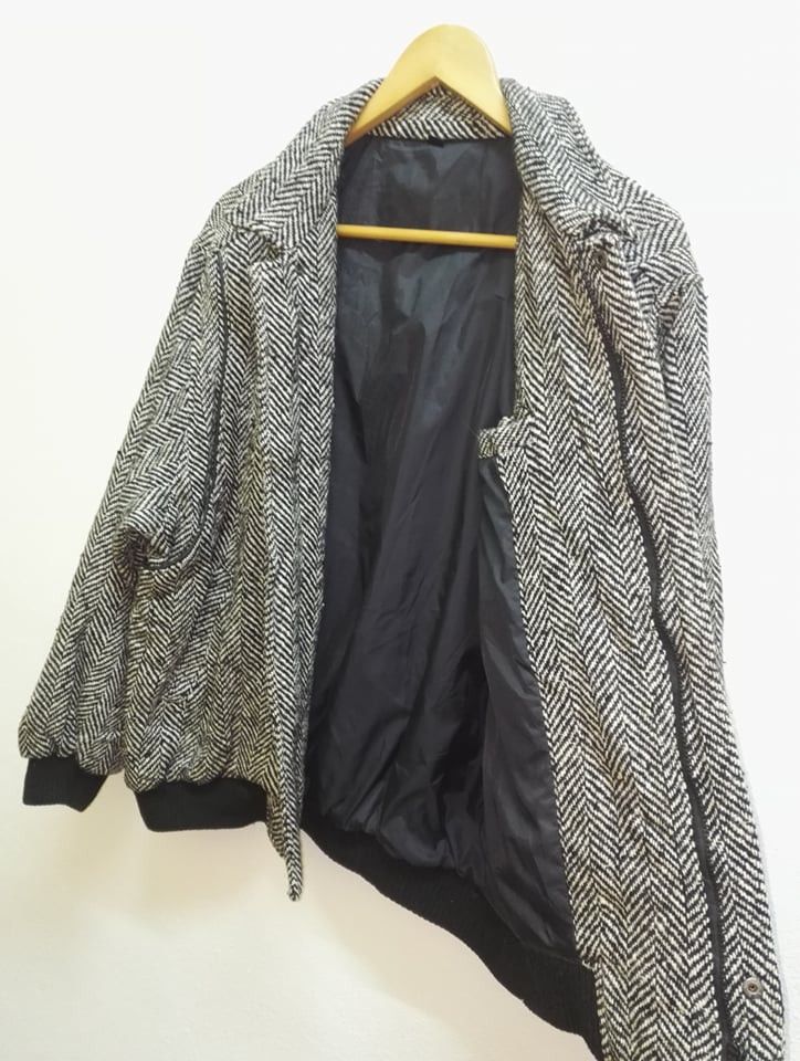 Japanese Brand Rare Wool Jacket Bomber from japan (c18) Size US L / EU 52-54 / 3 - 4 Thumbnail