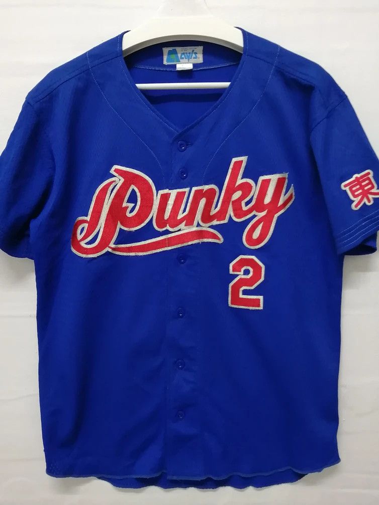 Japanese Brand Vintage AVIS Punky #2 Tamamushi Baseball League Jersey Size US L / EU 52-54 / 3 - 2 Thumbnail