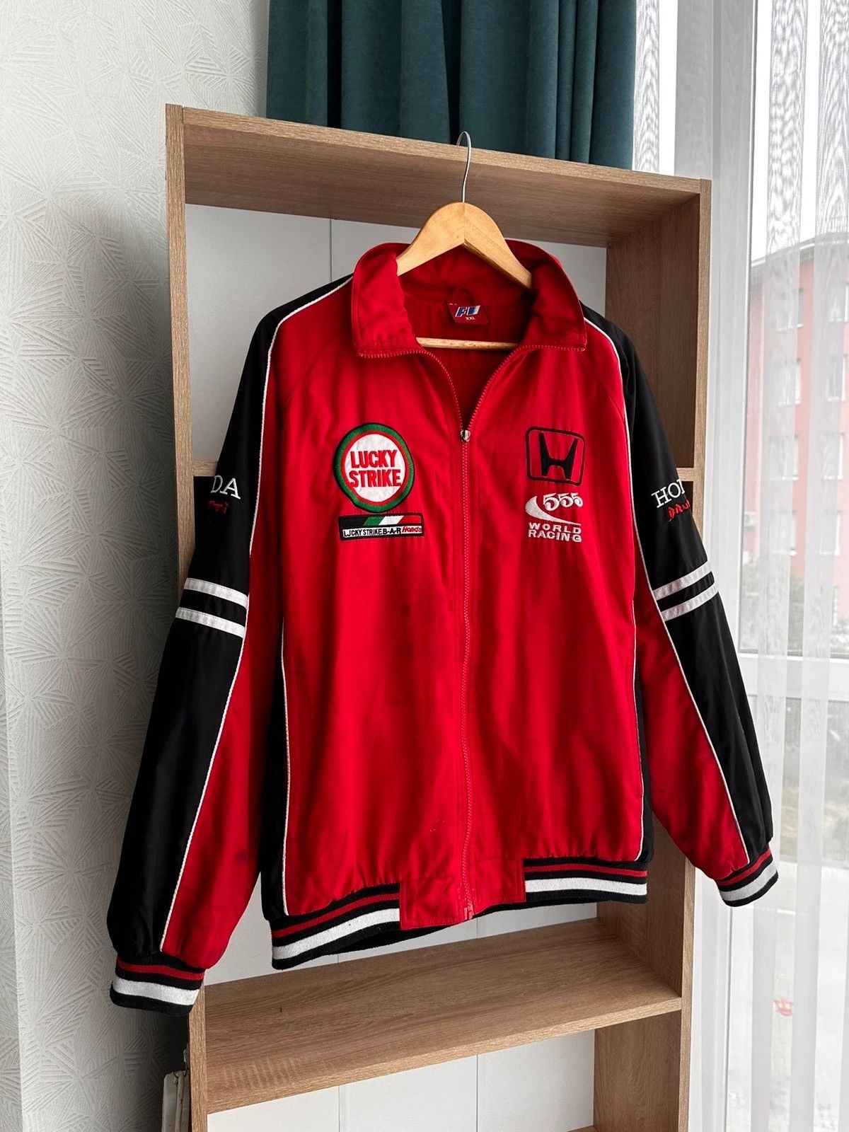 Vintage Honda Bar F1 555 Lucky Strike World Racingd Jacket