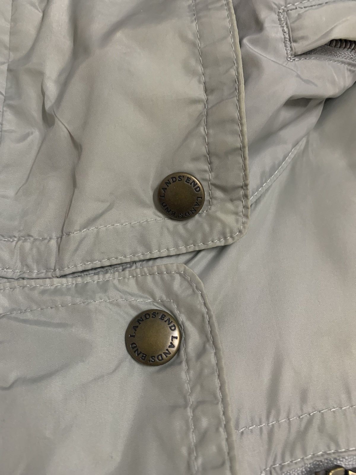 Lands' End Japanese Brand Lands End Hooded Windbreaker Gorpcore Jacket Size M / US 6-8 / IT 42-44 - 12 Thumbnail