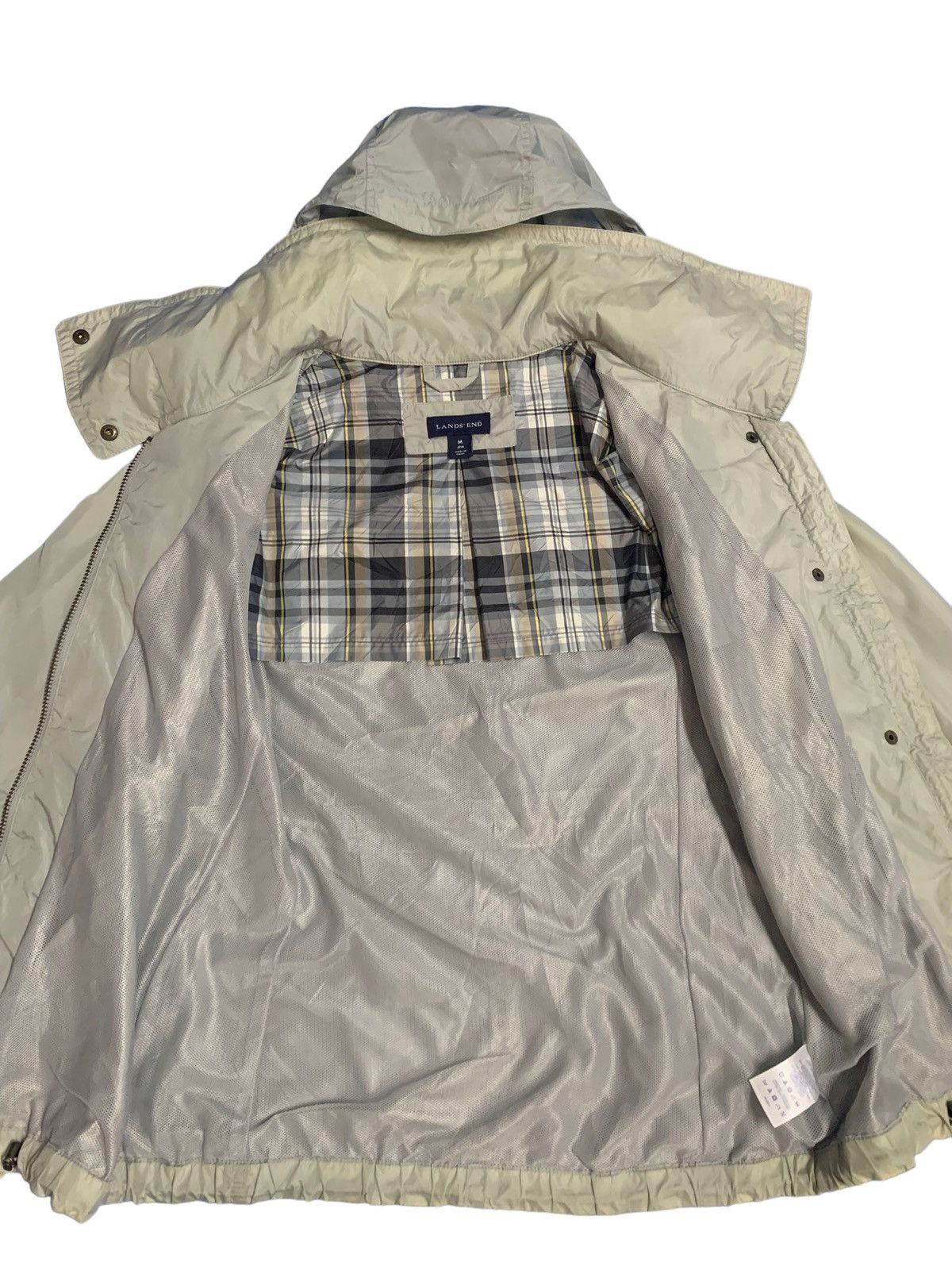 Lands' End Japanese Brand Lands End Hooded Windbreaker Gorpcore Jacket Size M / US 6-8 / IT 42-44 - 7 Thumbnail