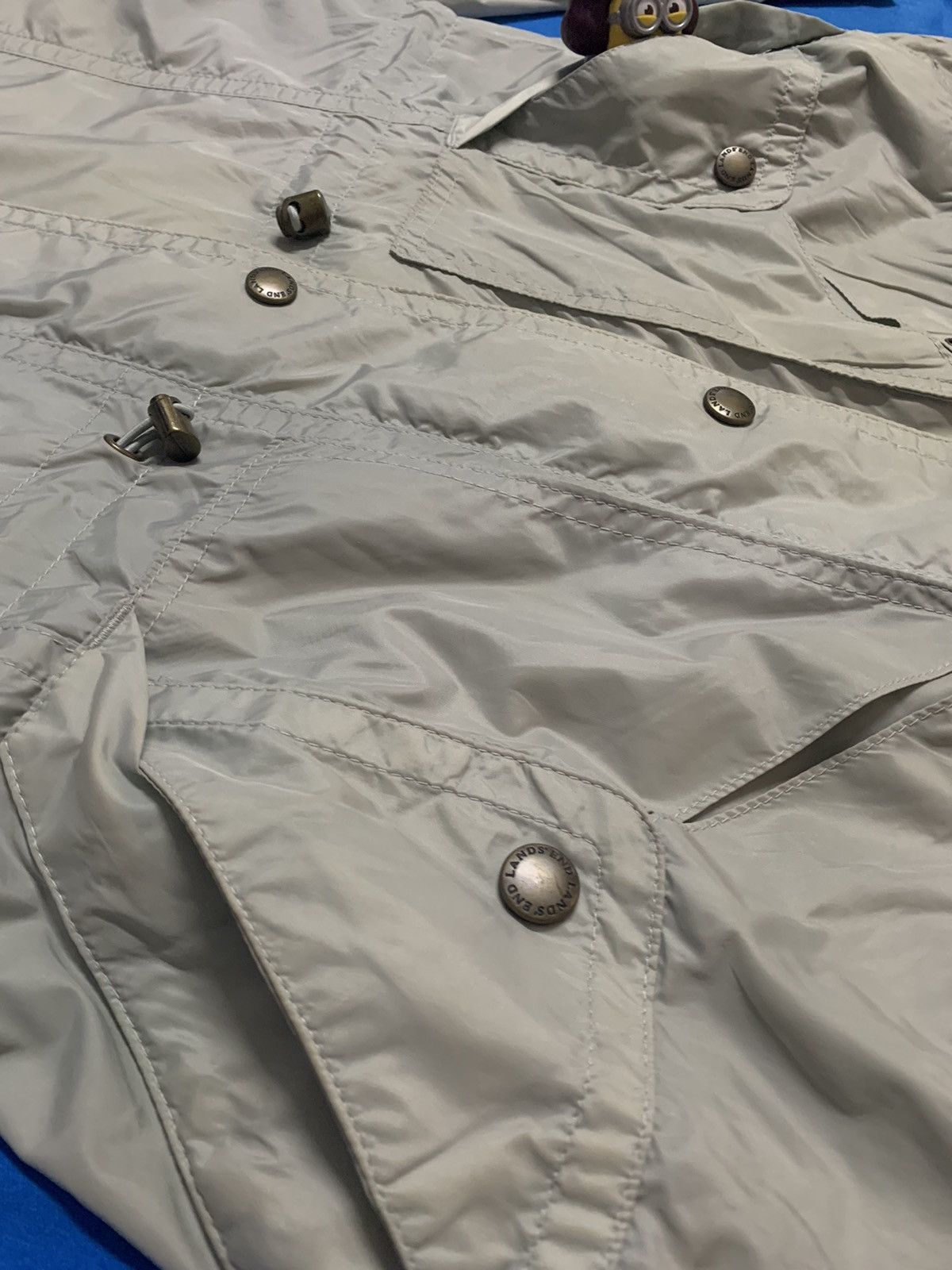 Lands' End Japanese Brand Lands End Hooded Windbreaker Gorpcore Jacket Size M / US 6-8 / IT 42-44 - 15 Thumbnail