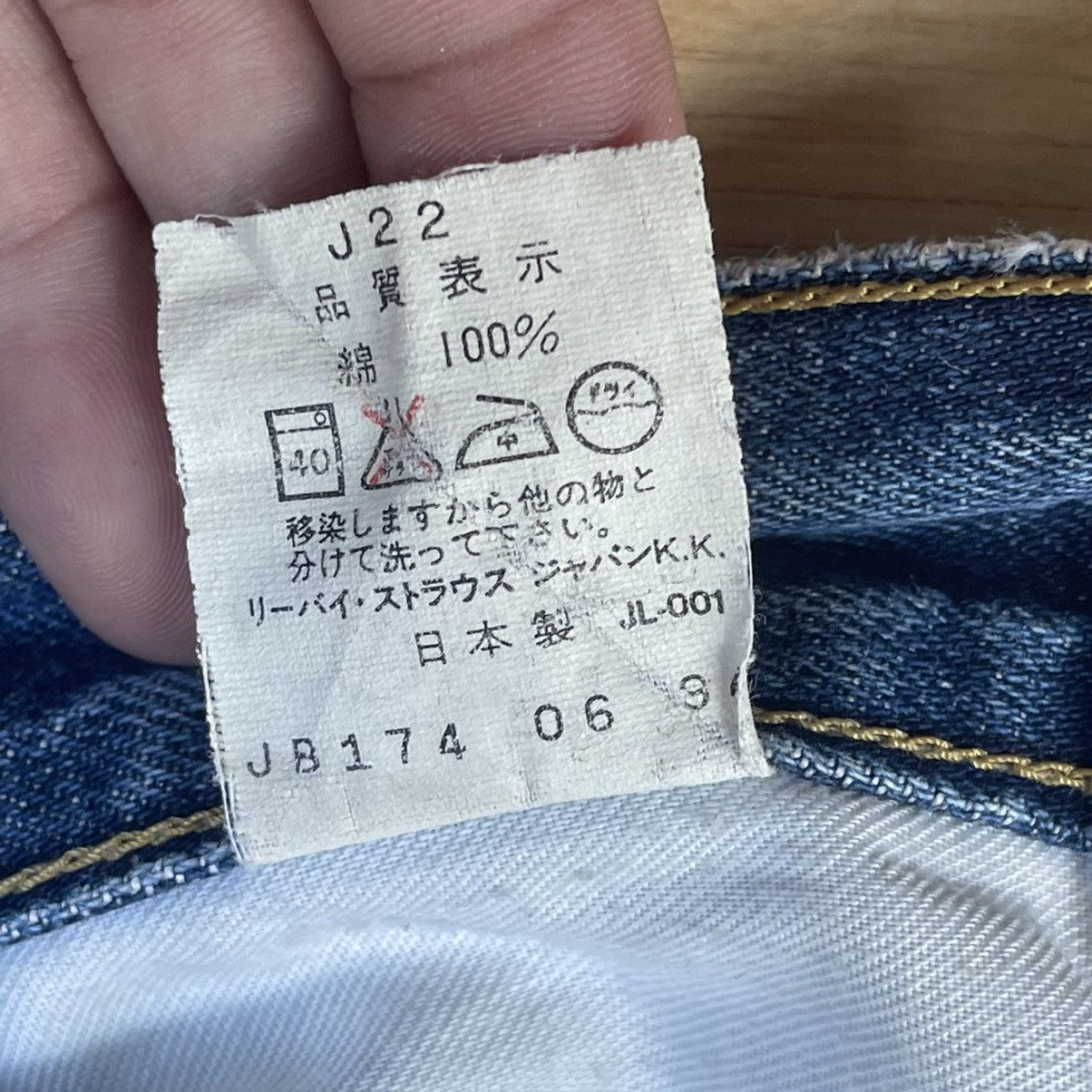 Levi's × Levi's Vintage Clothing RARE💥30x34.5 Levis 702XX Big E Selvedge Distressed Jeans Size US 30 / EU 46 - 19 Thumbnail