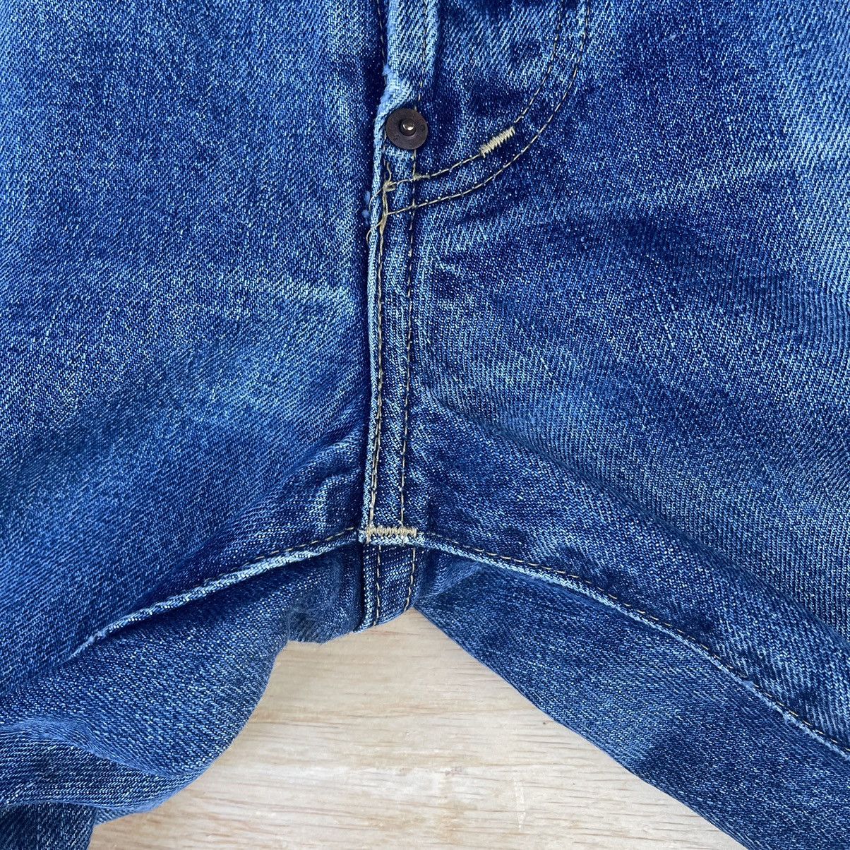 Levi's × Levi's Vintage Clothing RARE💥30x34.5 Levis 702XX Big E Selvedge Distressed Jeans Size US 30 / EU 46 - 6 Thumbnail