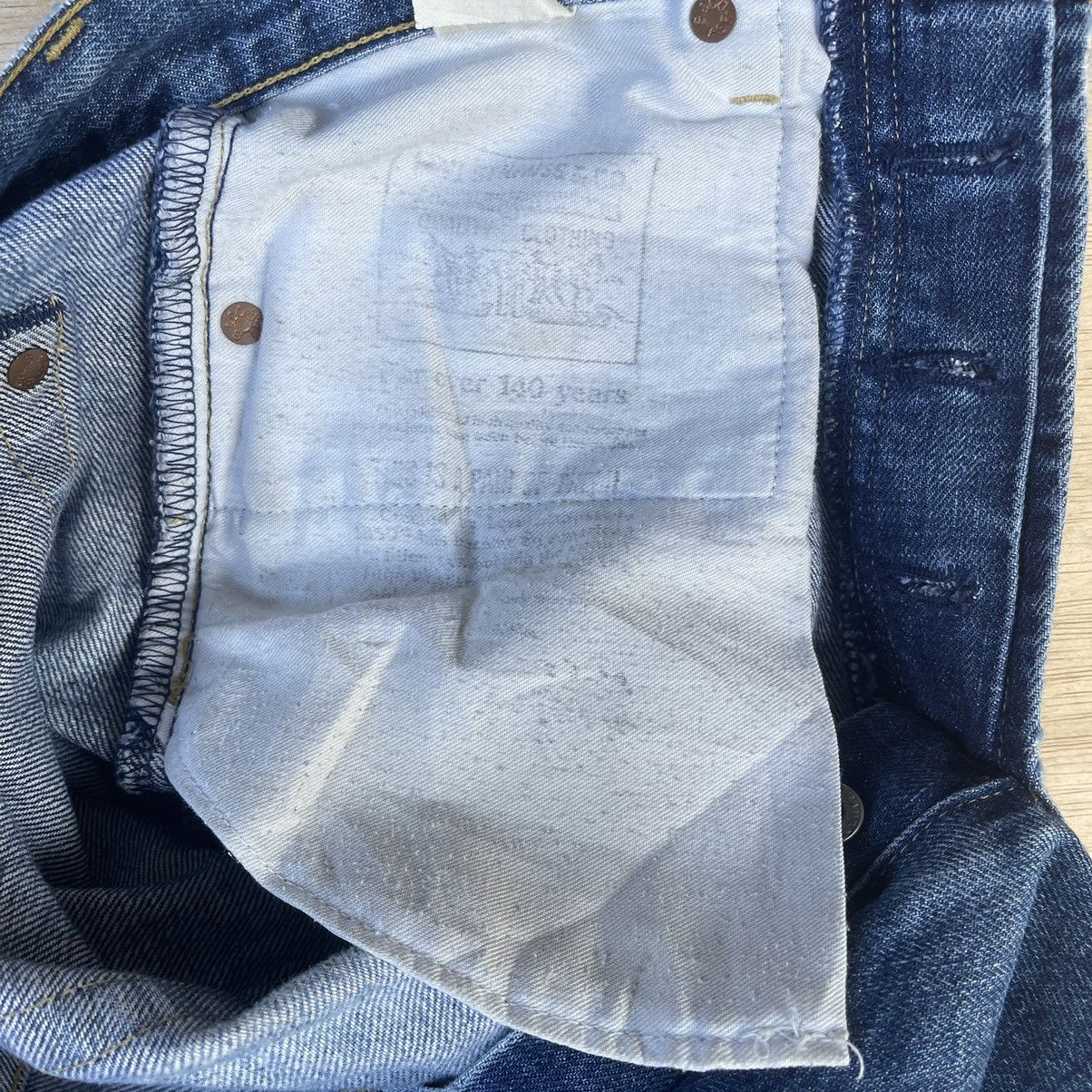Levi's × Levi's Vintage Clothing RARE💥30x34.5 Levis 702XX Big E Selvedge Distressed Jeans Size US 30 / EU 46 - 17 Thumbnail
