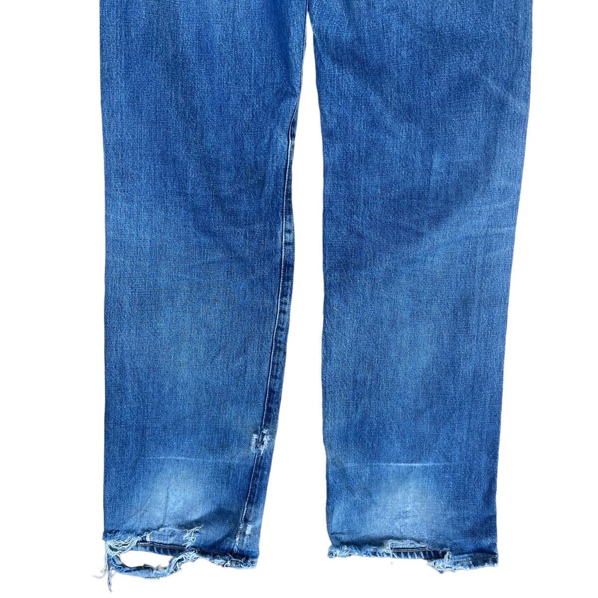 Levi's × Levi's Vintage Clothing RARE💥30x34.5 Levis 702XX Big E Selvedge Distressed Jeans Size US 30 / EU 46 - 14 Thumbnail