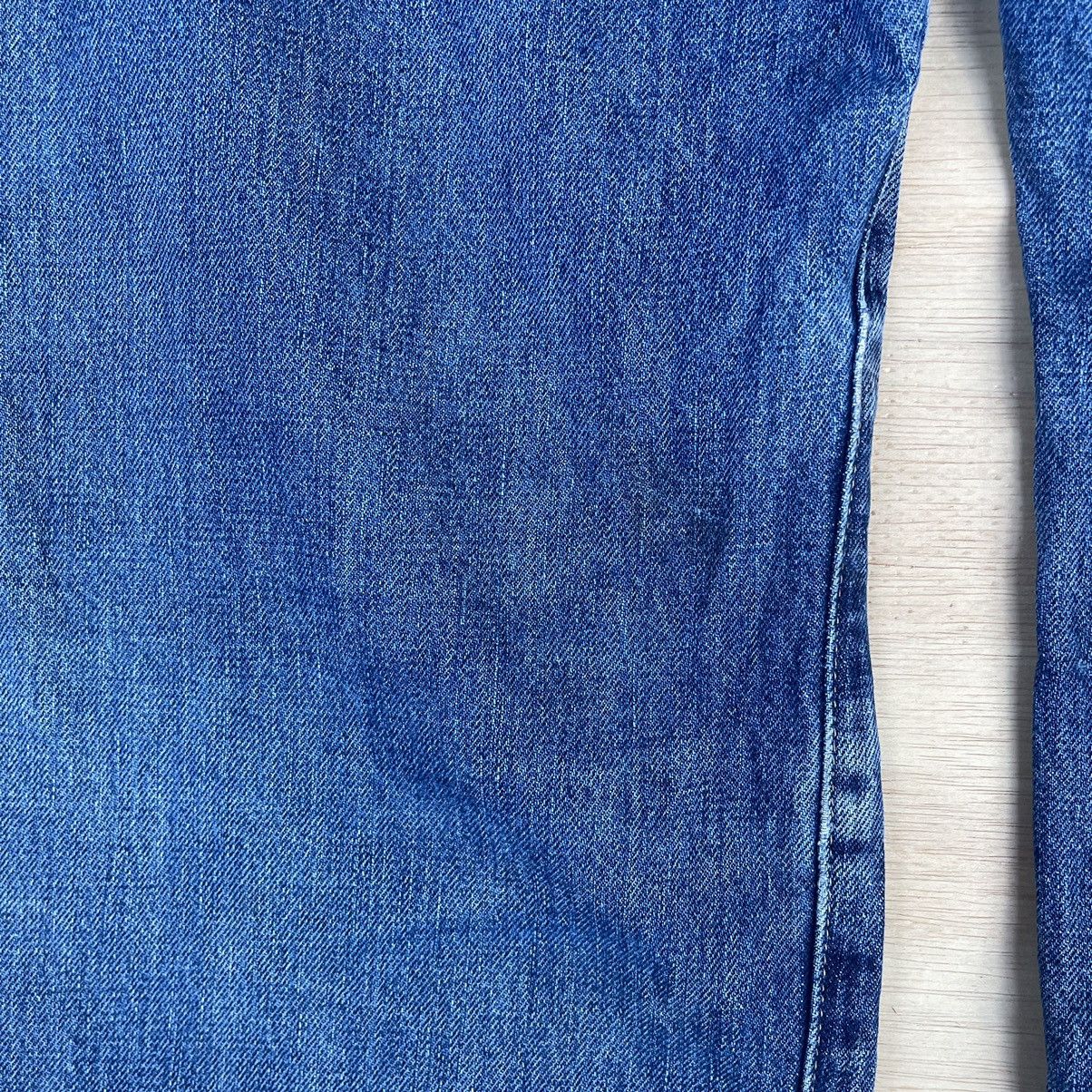 Levi's × Levi's Vintage Clothing RARE💥30x34.5 Levis 702XX Big E Selvedge Distressed Jeans Size US 30 / EU 46 - 15 Thumbnail