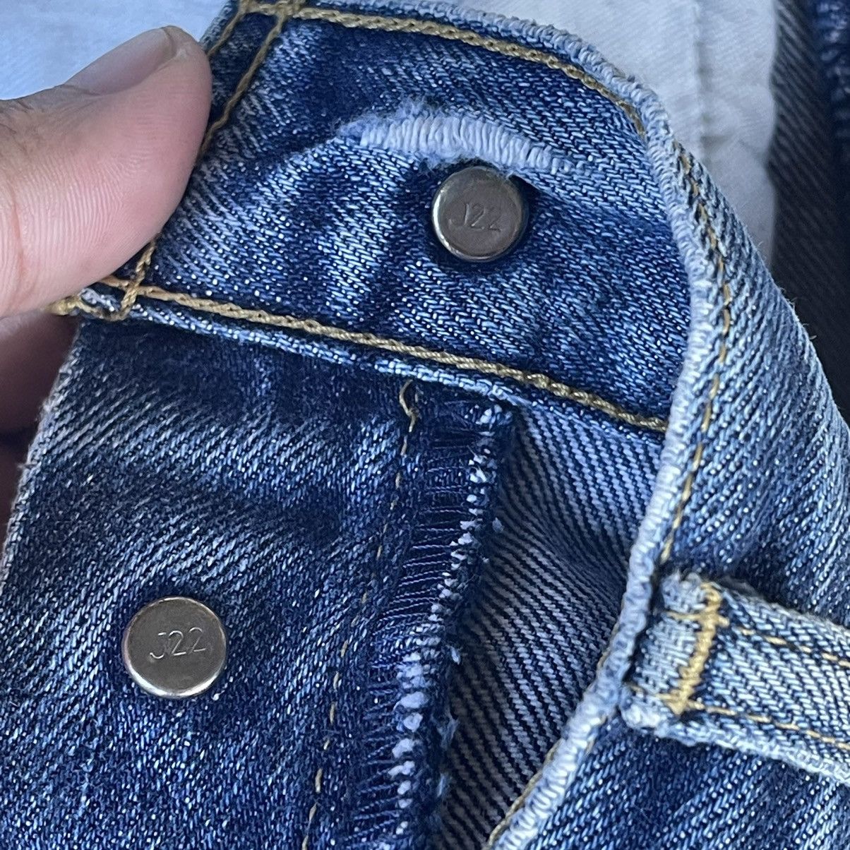 Levi's × Levi's Vintage Clothing RARE💥30x34.5 Levis 702XX Big E Selvedge Distressed Jeans Size US 30 / EU 46 - 20 Thumbnail